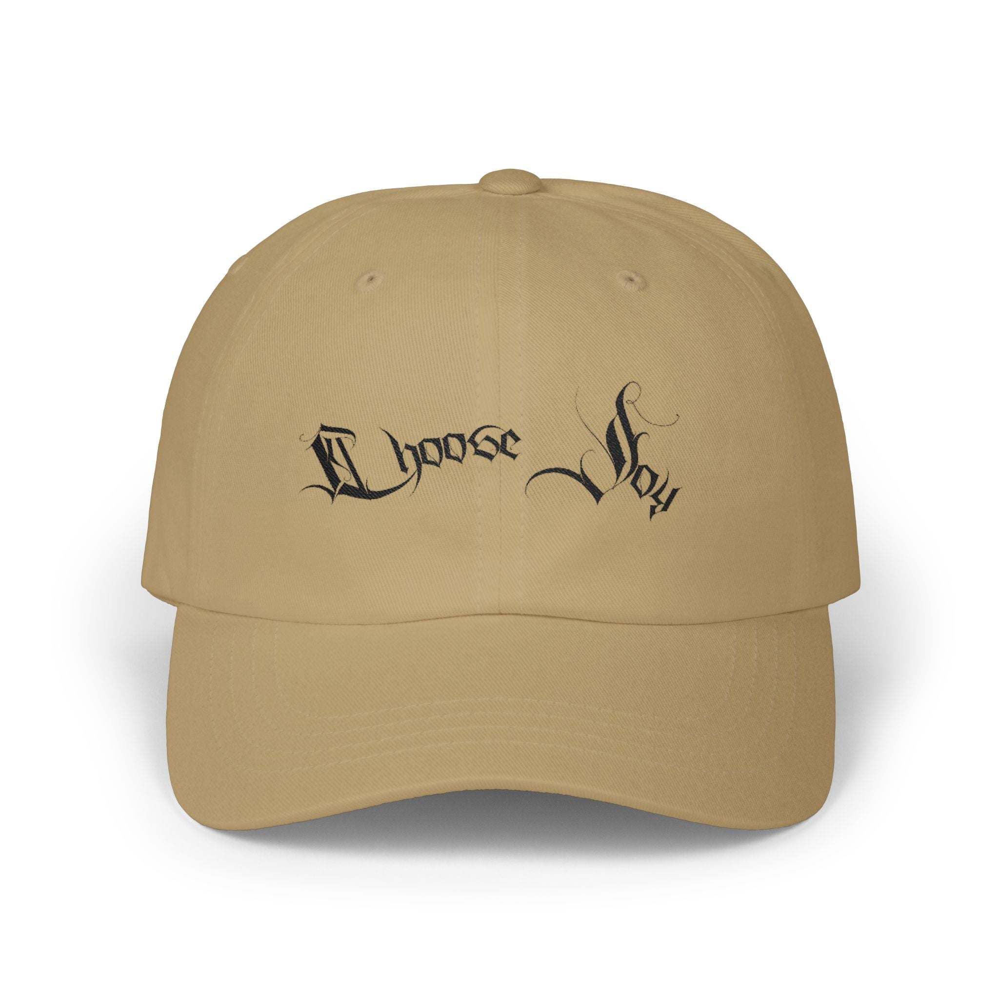 Ellioaey Choose Joy Black Text Dad Hat
