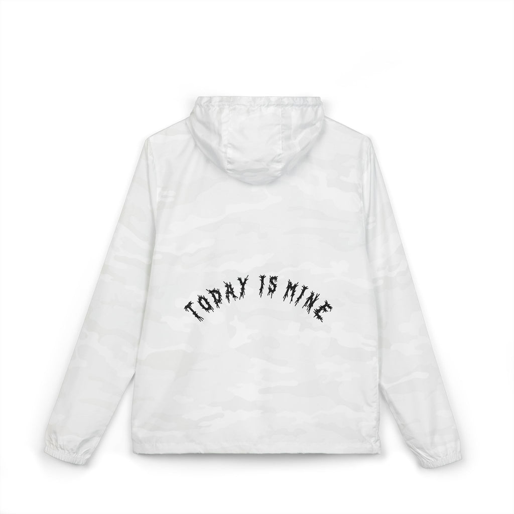 Hvita Today Is Mine Black Text Windbreaker