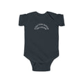 Hvita Everything Happens White Text Baby Onesie