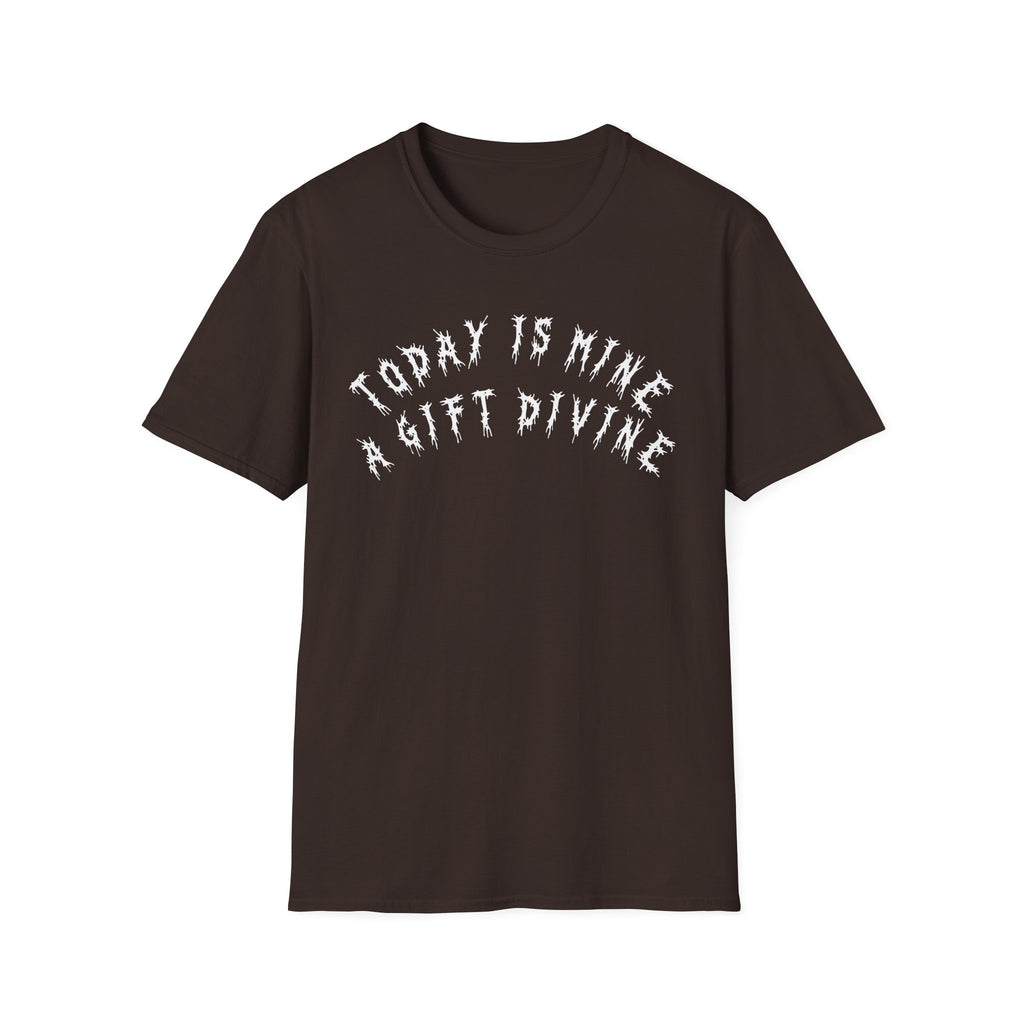 Hvita A Gift Divine White Text Tee