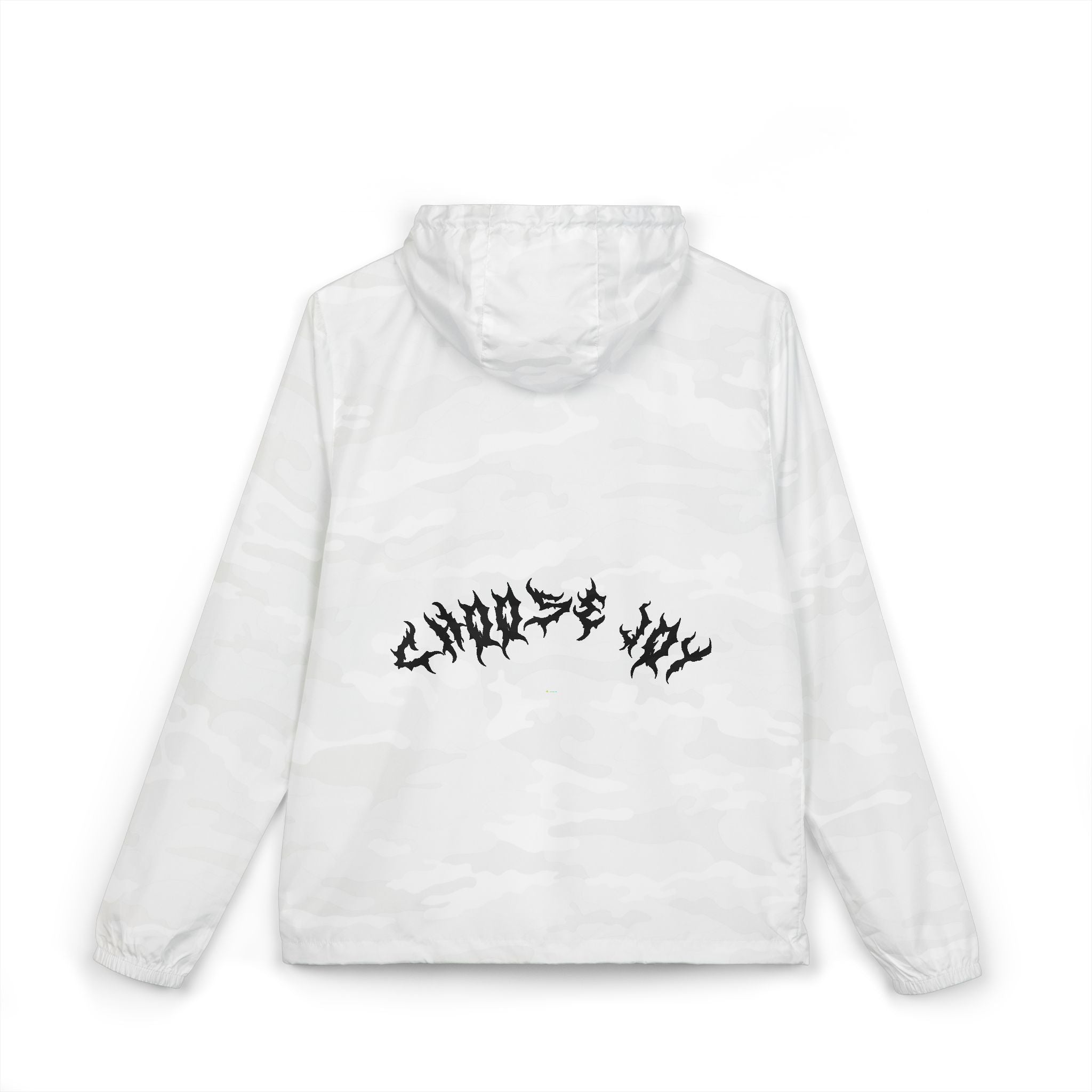 Lundr Choose Joy Black Text Windbreaker