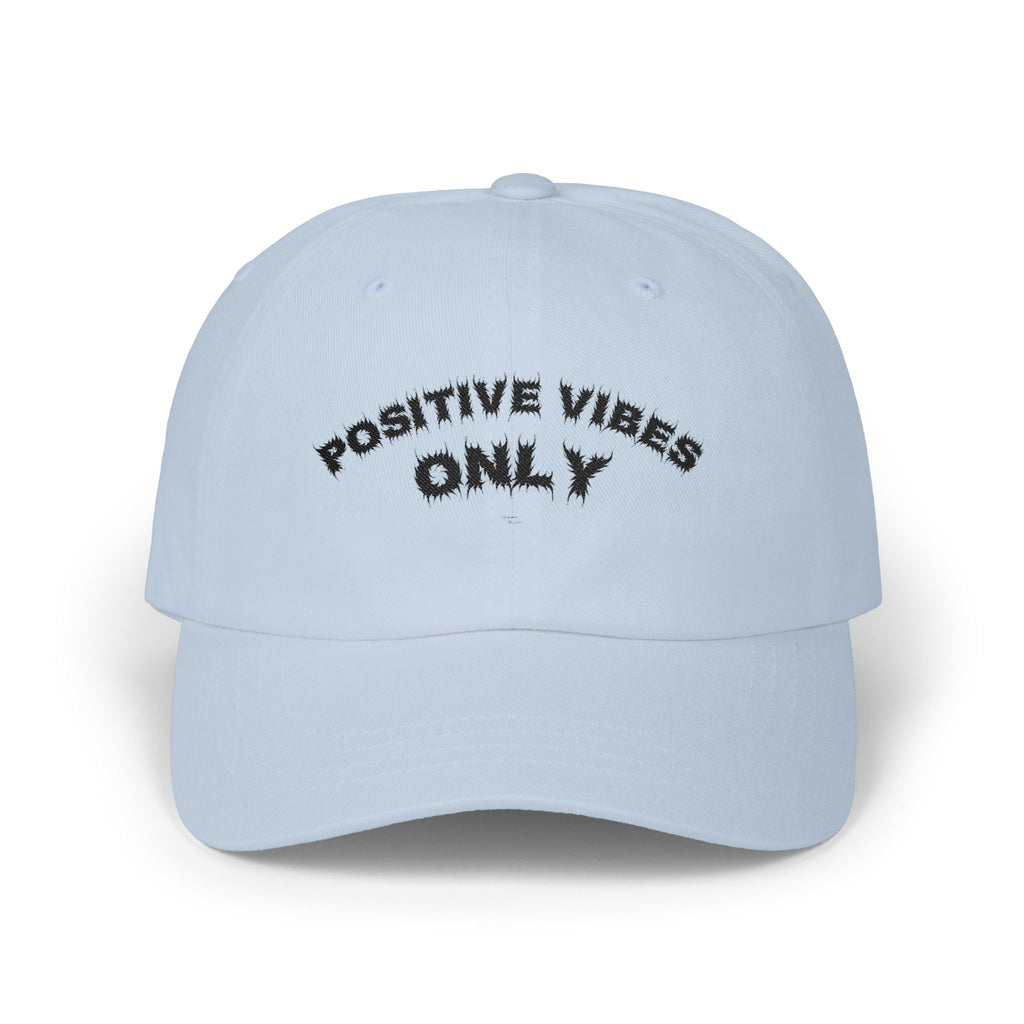 Bildsa Positive Vibes Black Text Dad Hat