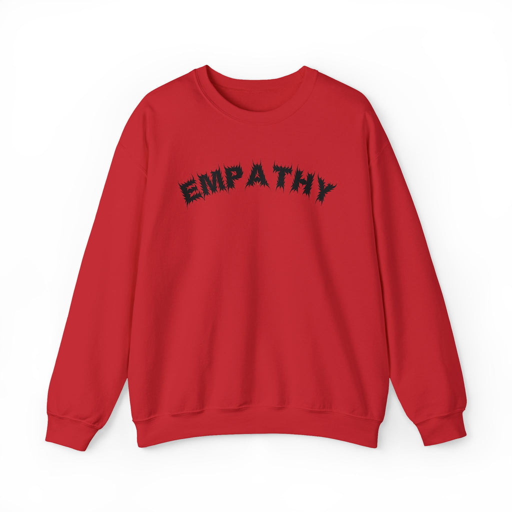 Bildsa Empathy Black Text Crewneck
