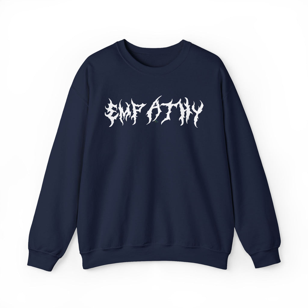 Lundr Empathy White Text Crewneck