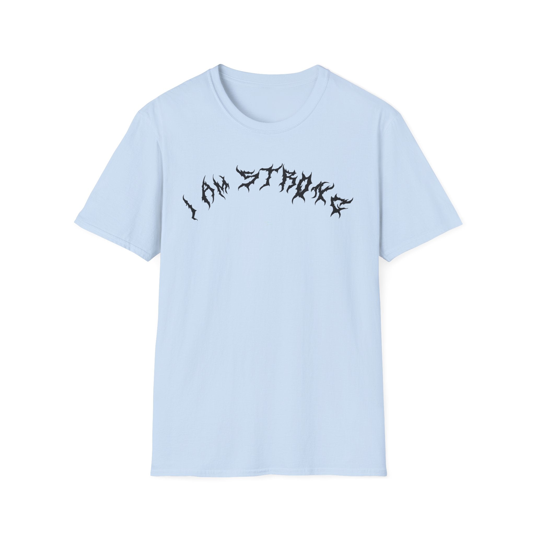 Lundr I Am Strong Black Text Tee