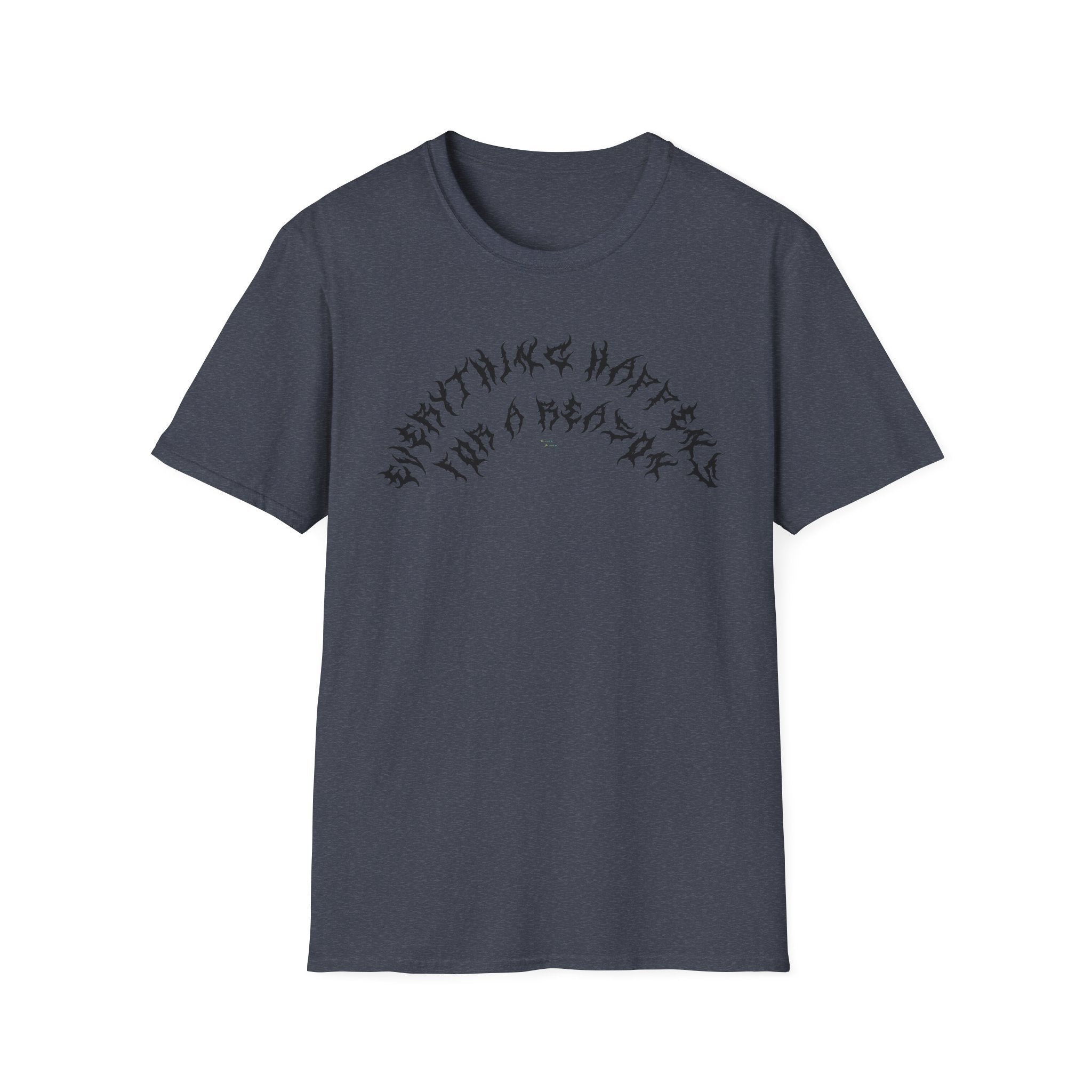 Lundr Everything Happens Black Text Tee
