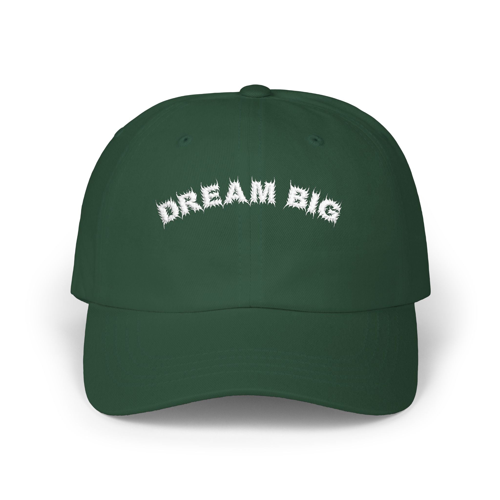 Bildsa Dream Big White Text Dad Hat