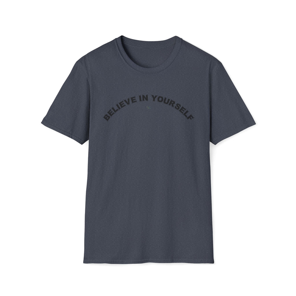 Bildsa Believe In Yourself Black Text Tee