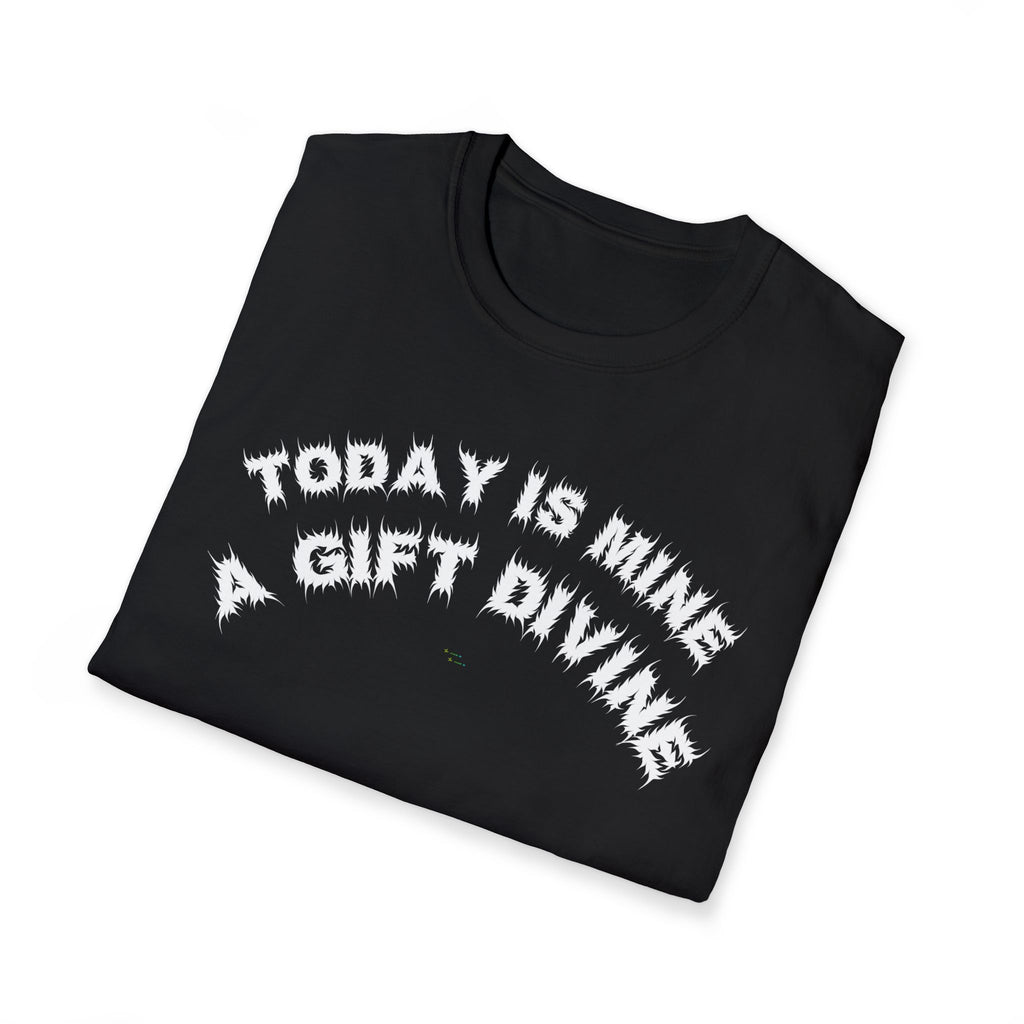Bildsa A Gift Divine White Text Tee