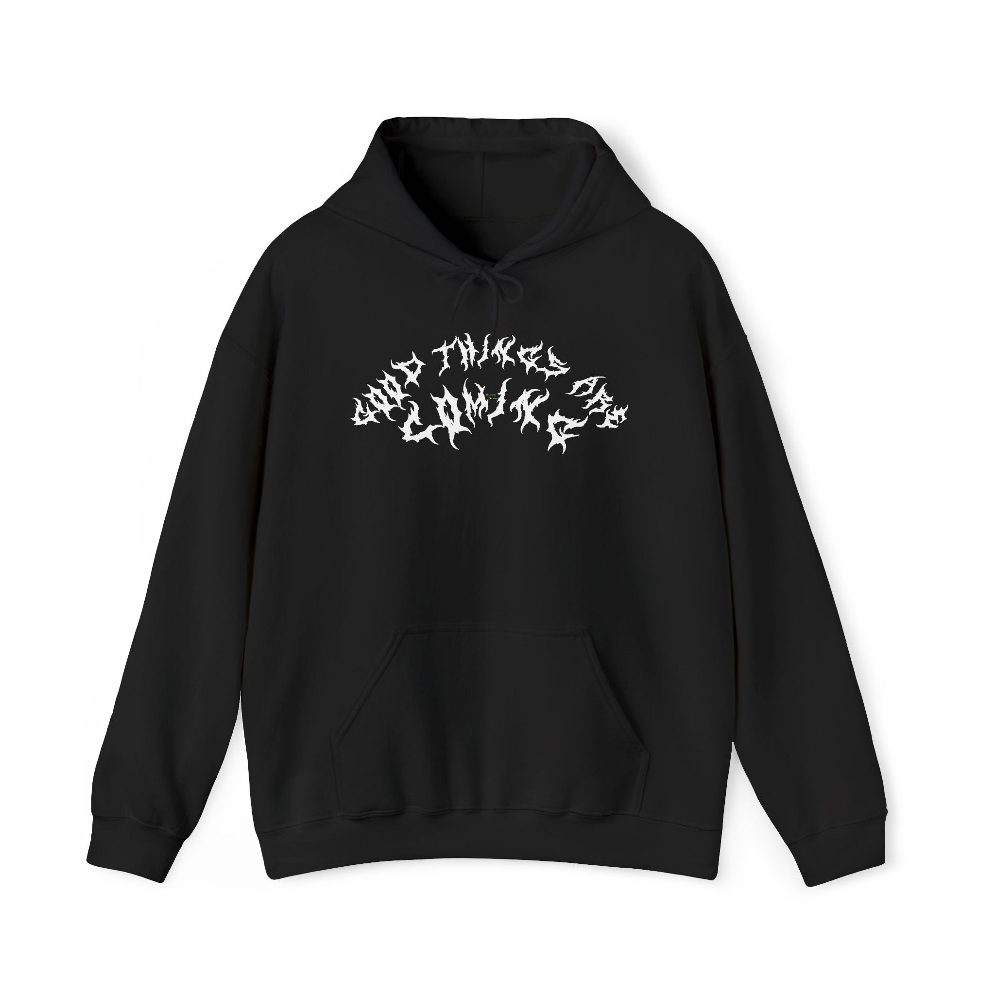 Lundr Good Things Are Coming White Text Hoodie
