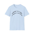 Lundr My Heart Is Light Black Text Tee