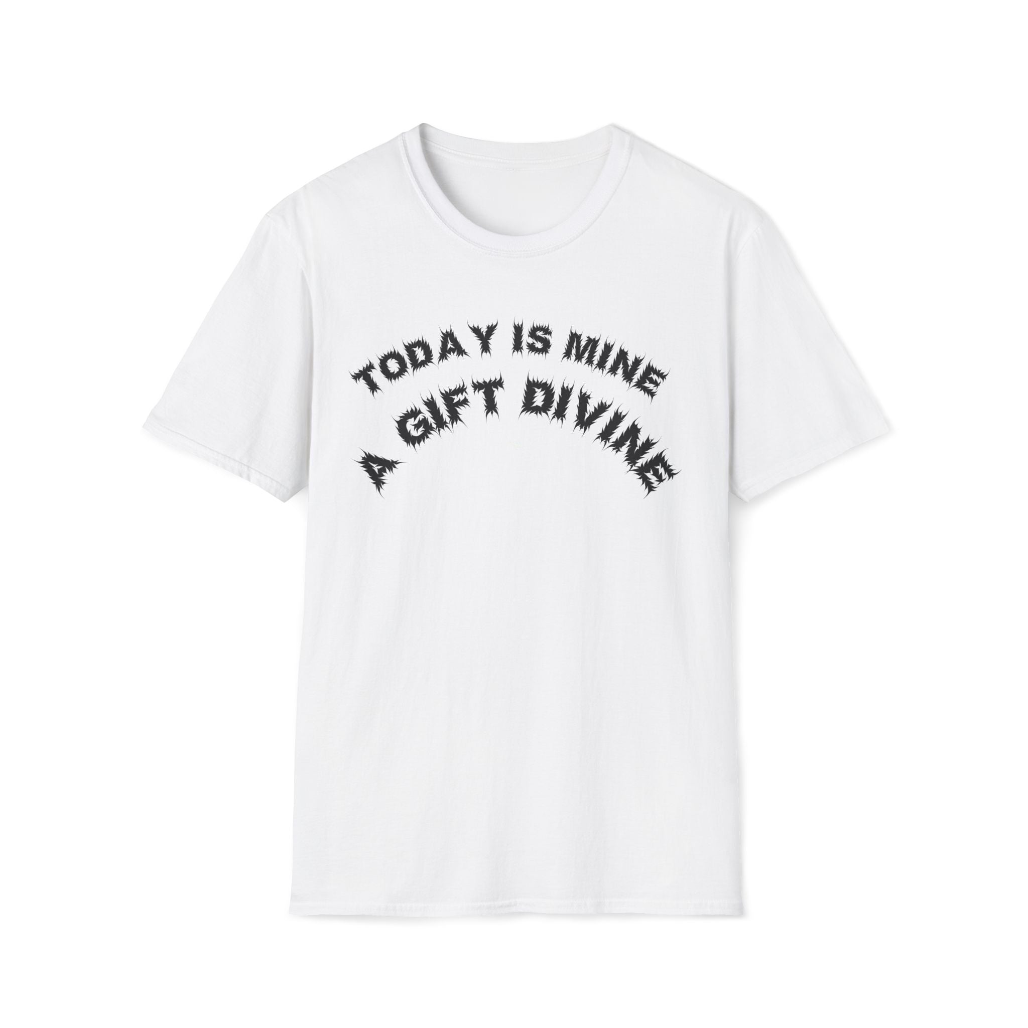 Bildsa A Gift Divine Black Text Tee