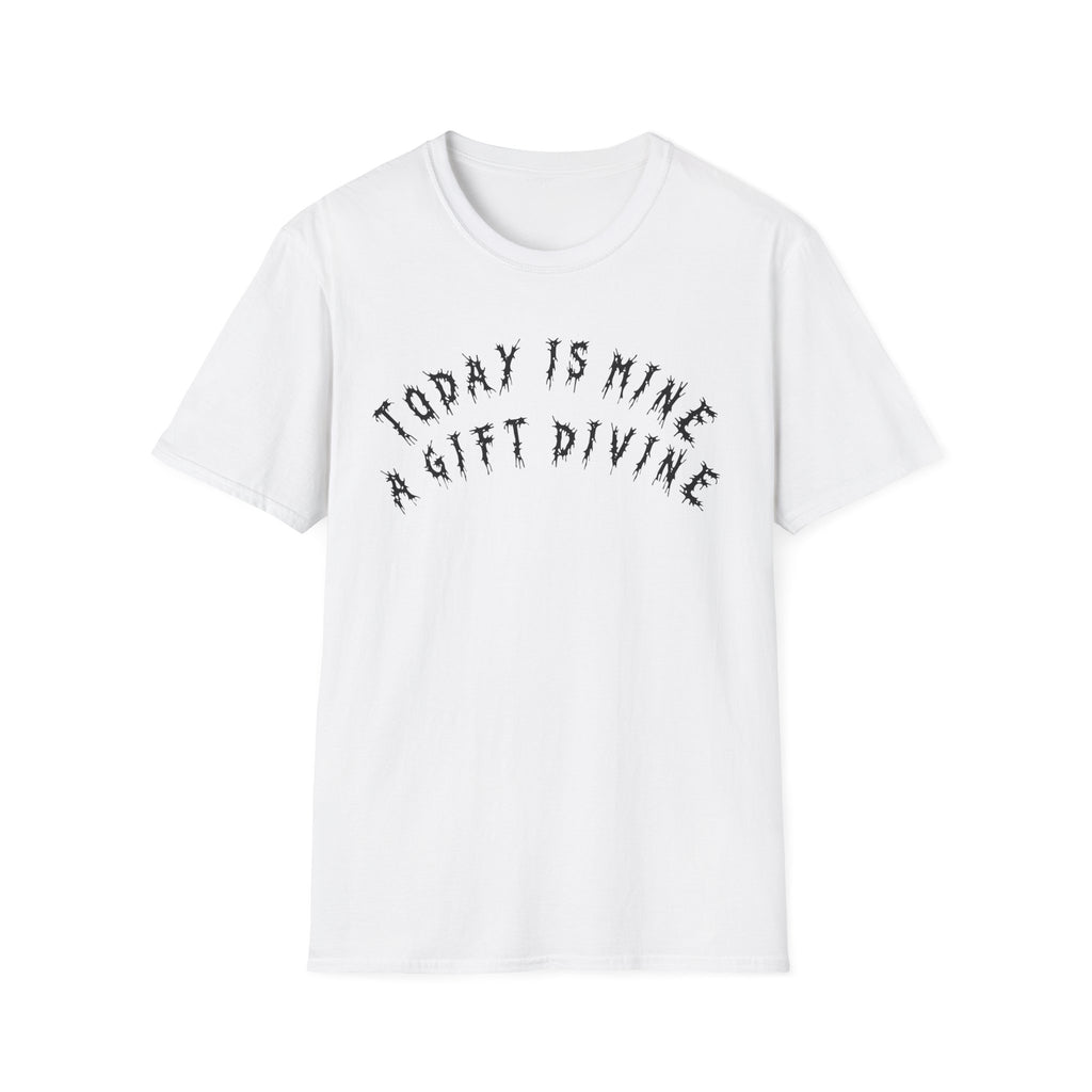 Hvita A Gift Divine Black Text Tee