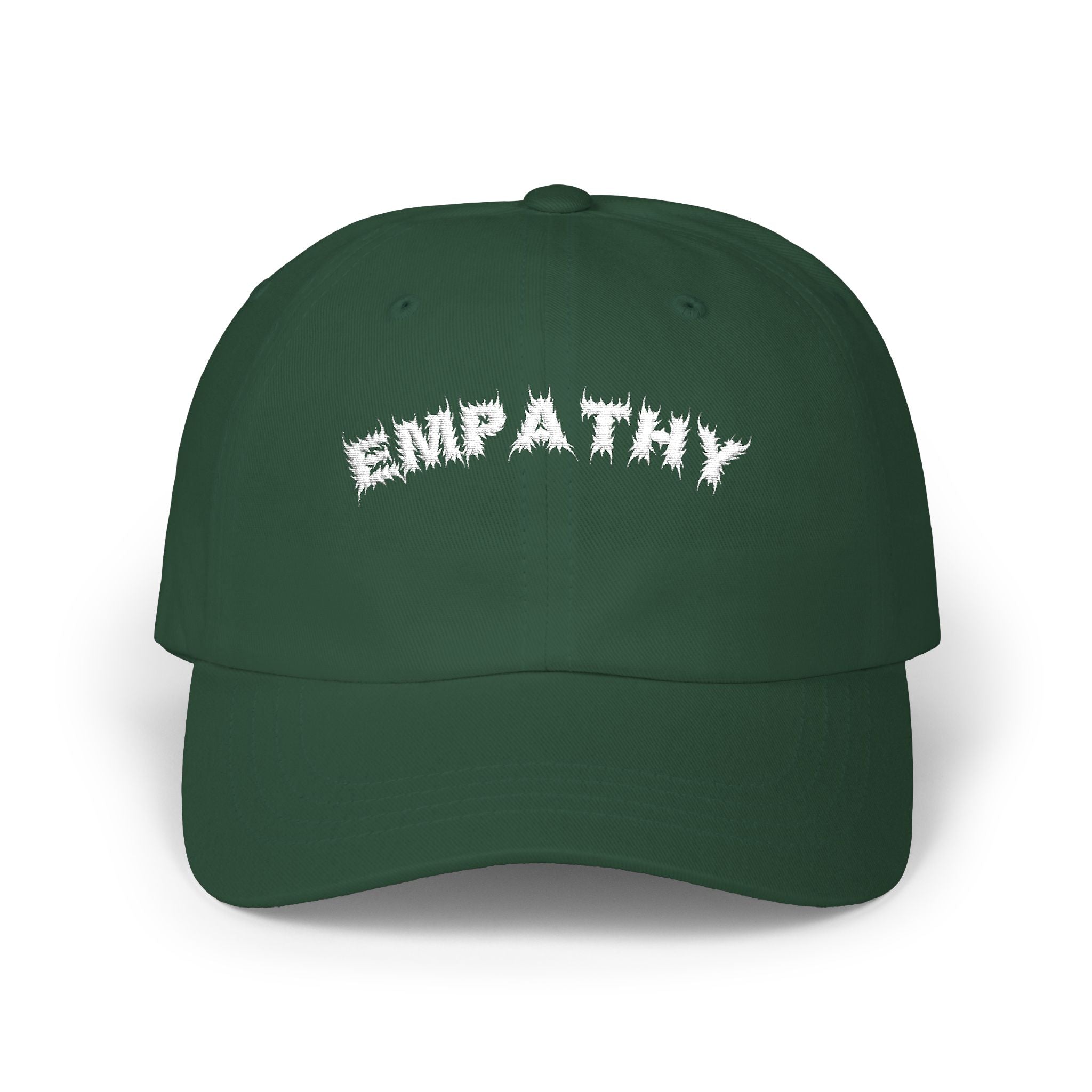 Bildsa Empathy White Text Dad Hat