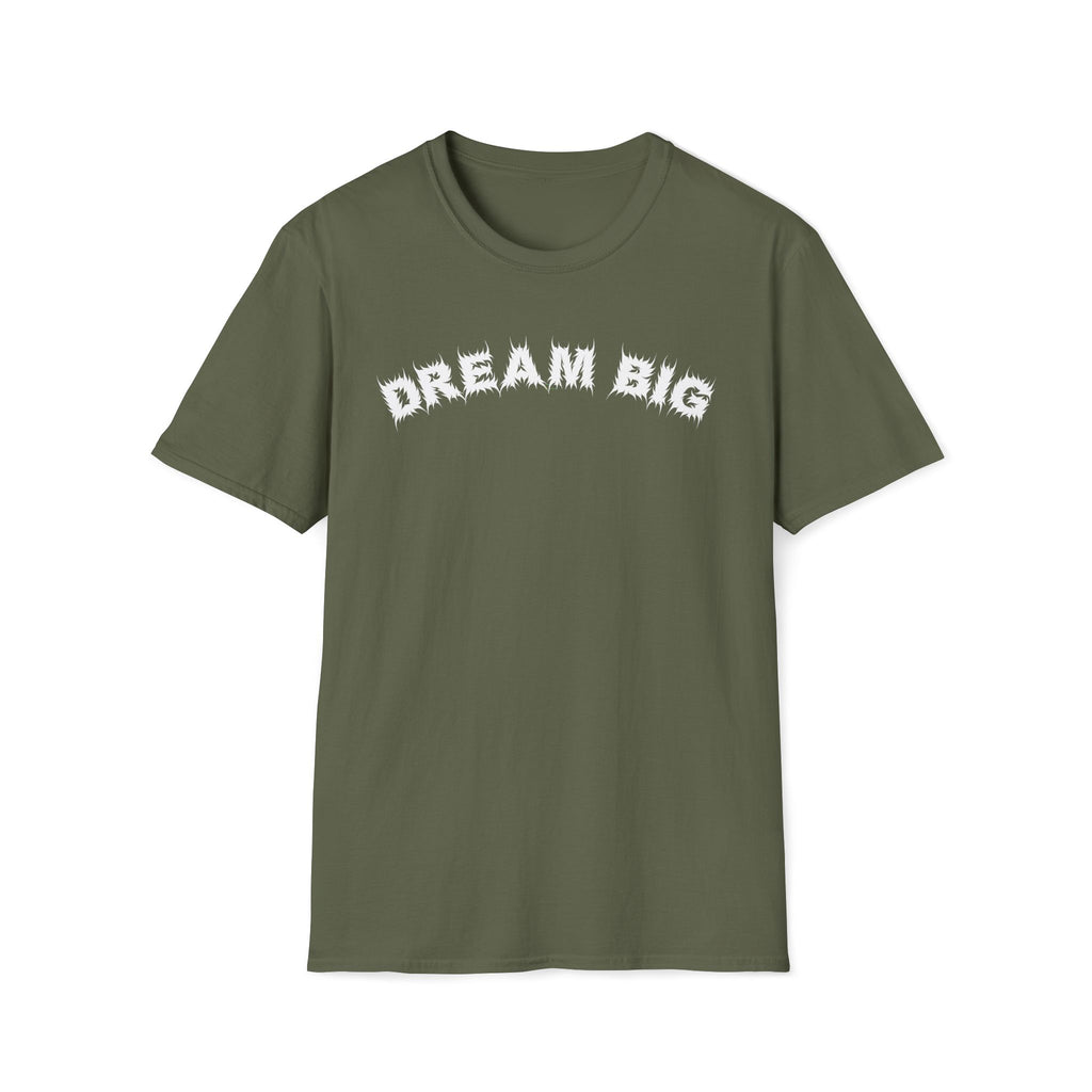 Bildsa Dream Big White Text Tee