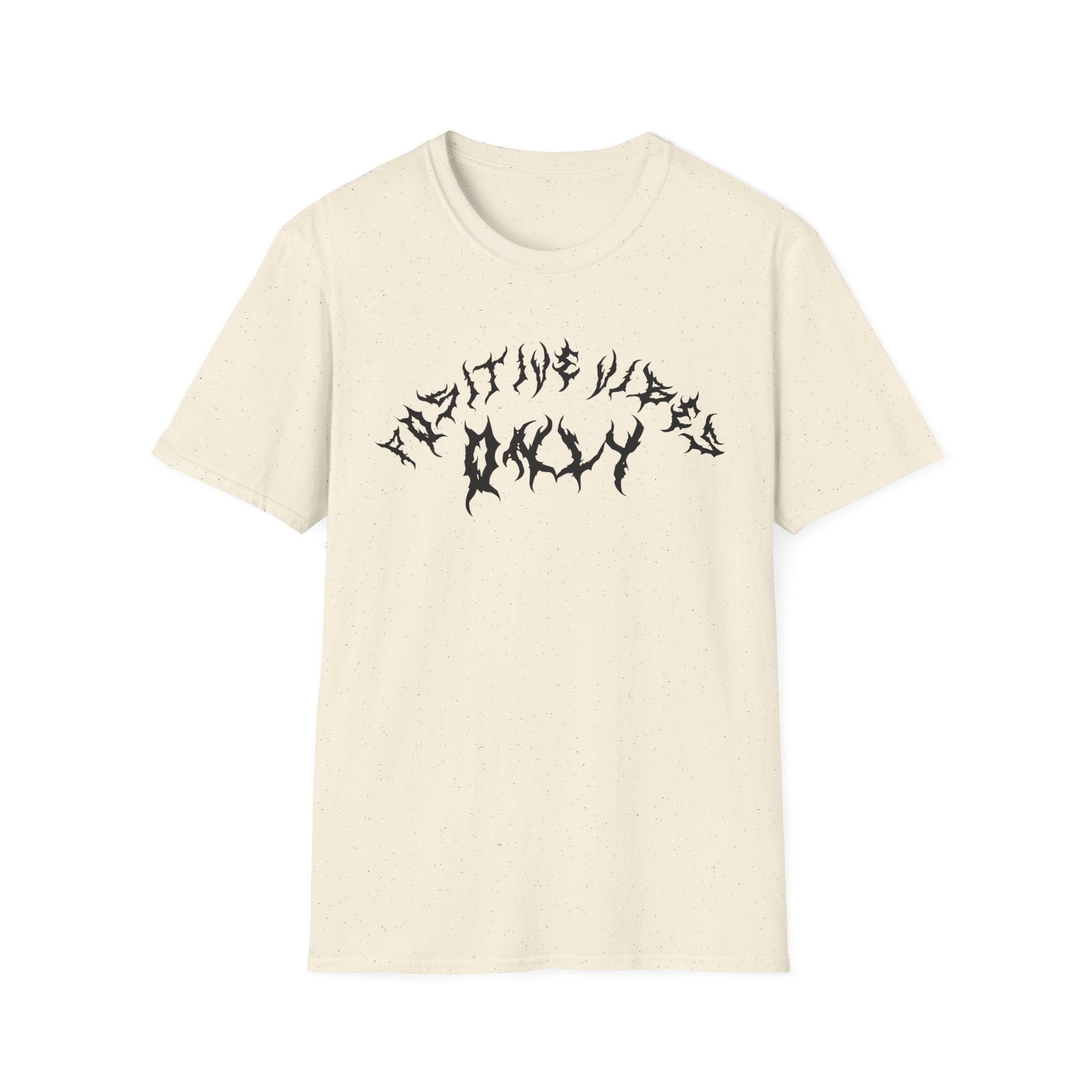 Lundr Positive Vibes Black Text Tee