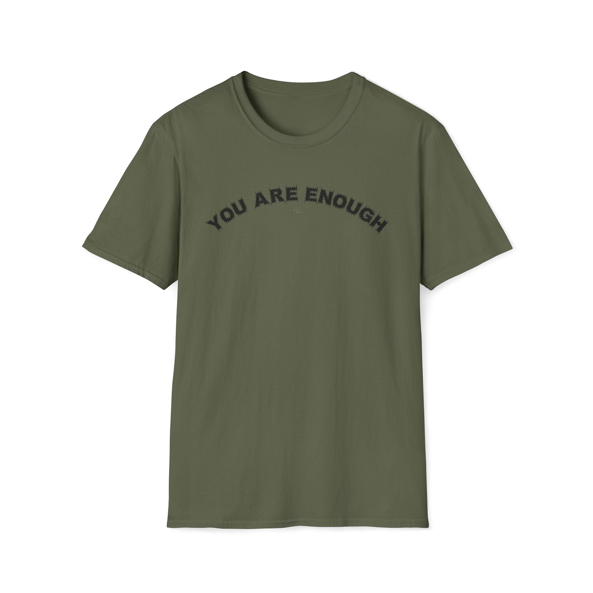 Bildsa You Are Enough Black Text Tee