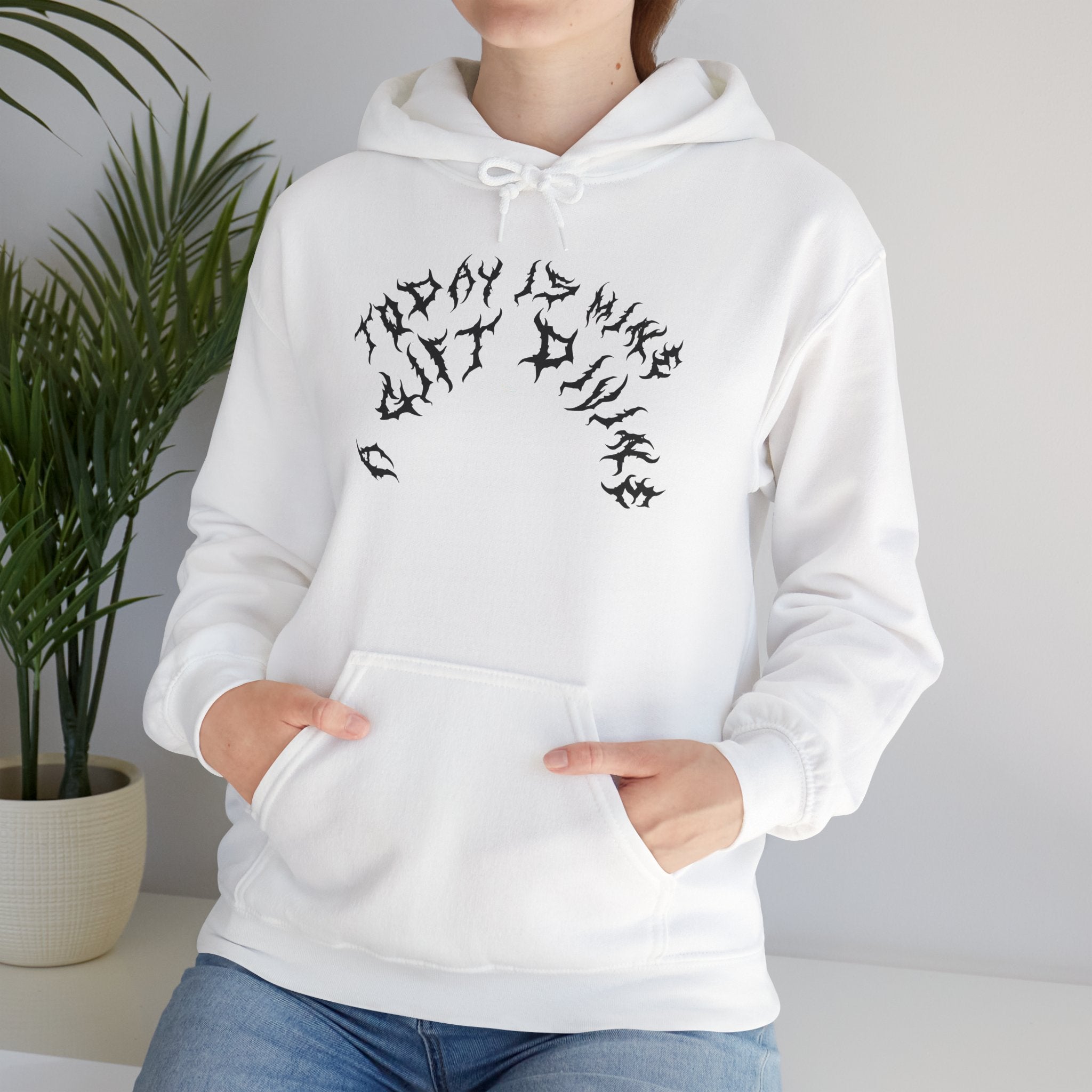 Lundr A Gift Divine Black Text Hoodie