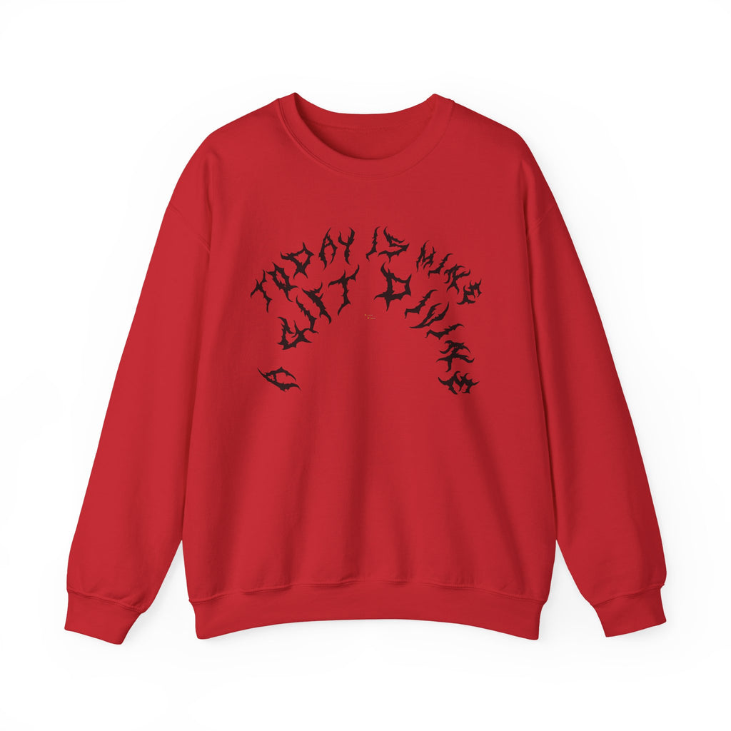 Lundr A Gift Divine Black Text Crewneck