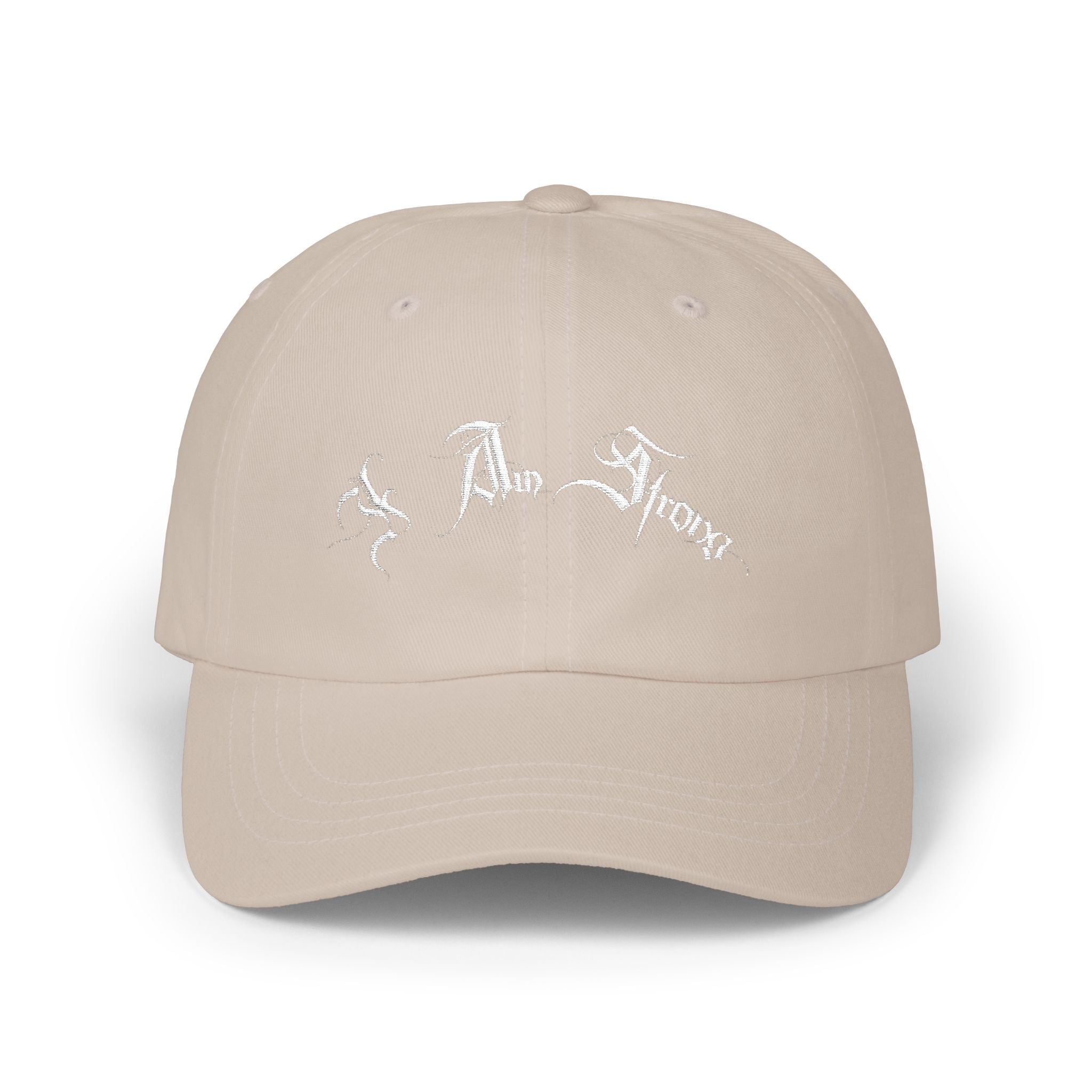 Ellioaey I Am Strong White Text Dad Hat