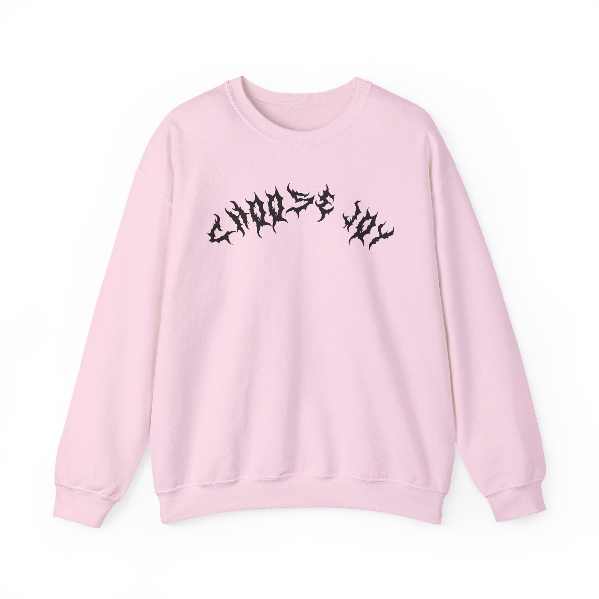 Lundr Choose Joy Black Text Crewneck