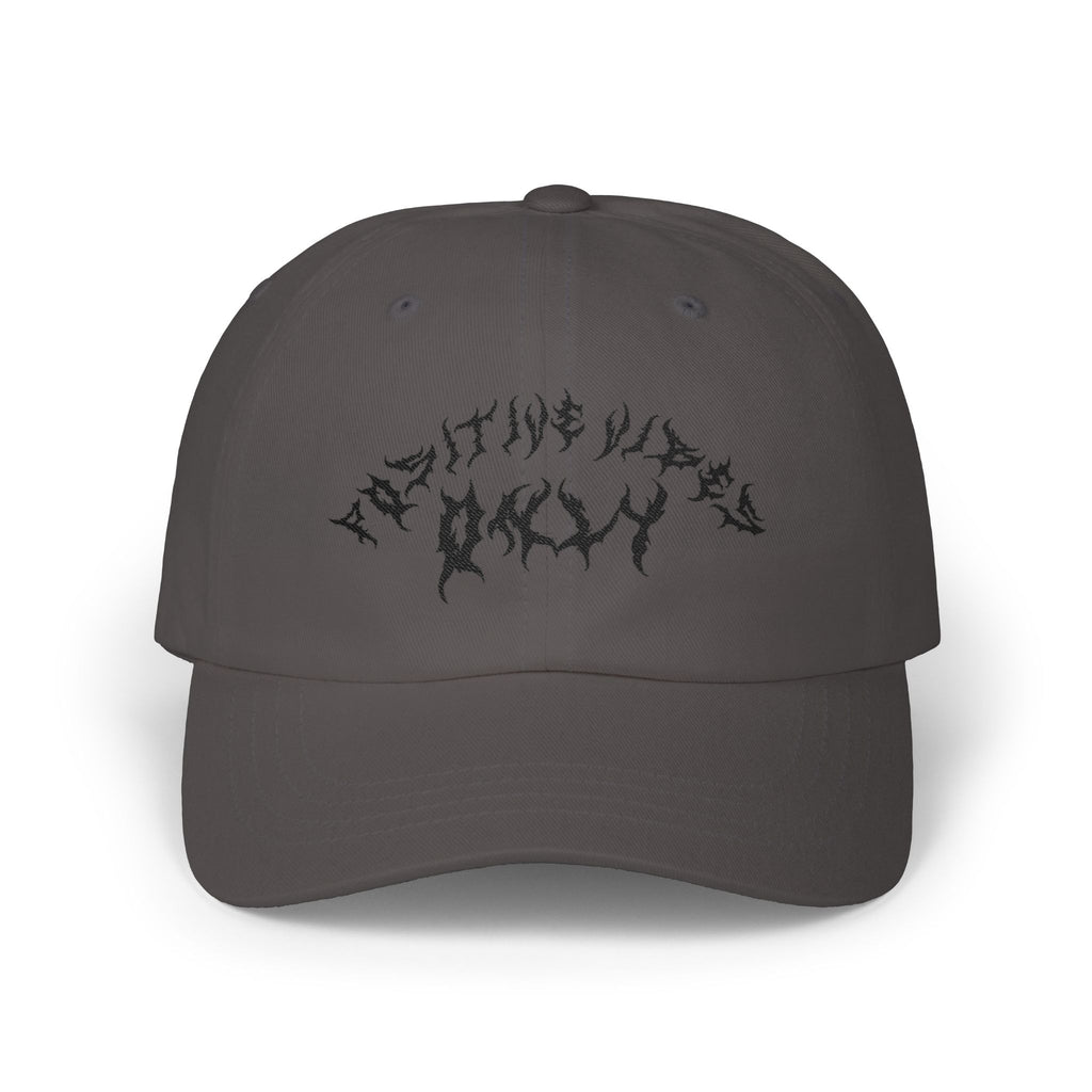Lundr Positive Vibes Black Text Dad Hat