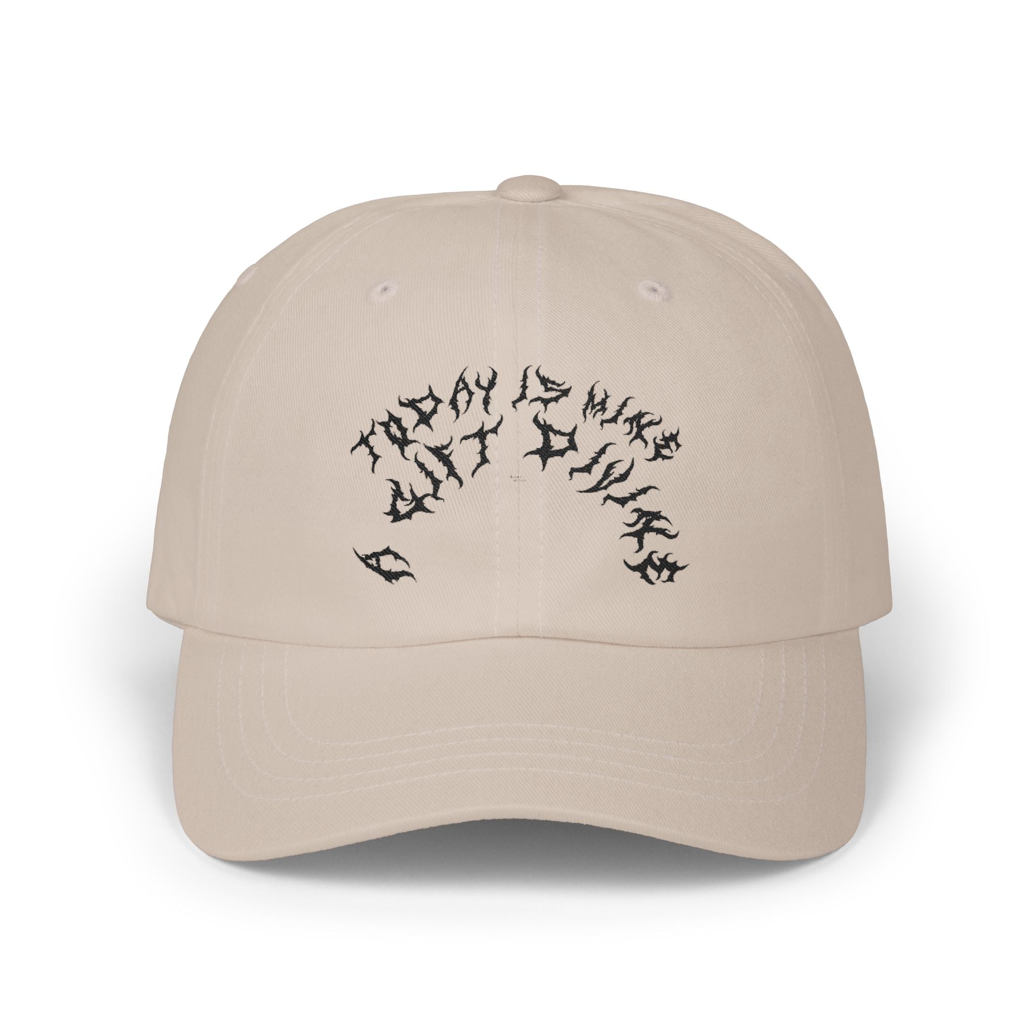 Lundr A Gift Divine Black Text Dad Hat