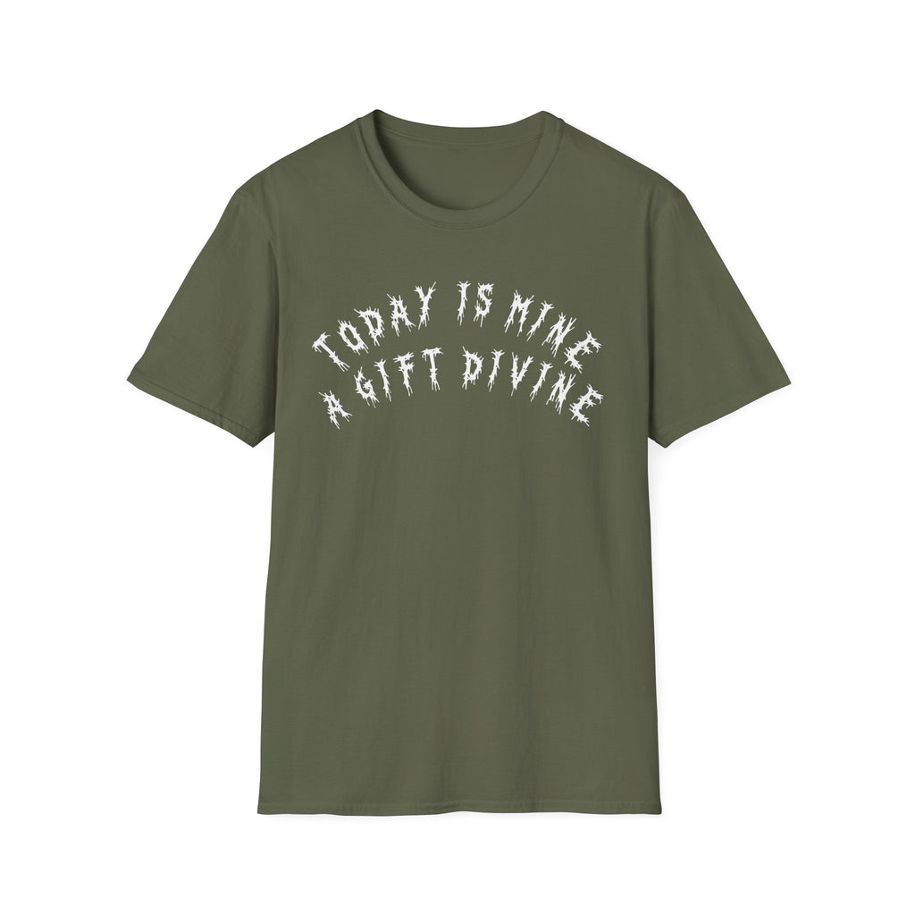 Hvita A Gift Divine White Text Tee