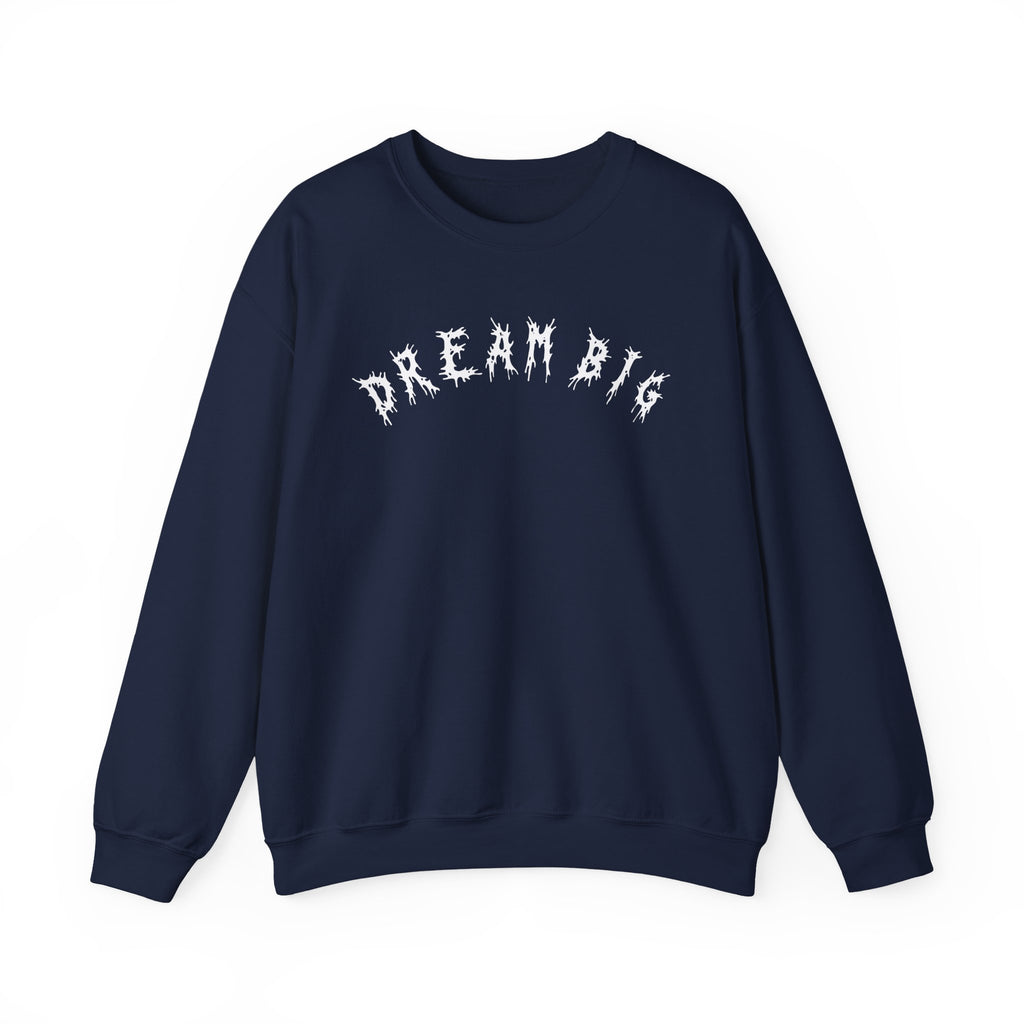 Hvita Dream Big White Text Crewneck
