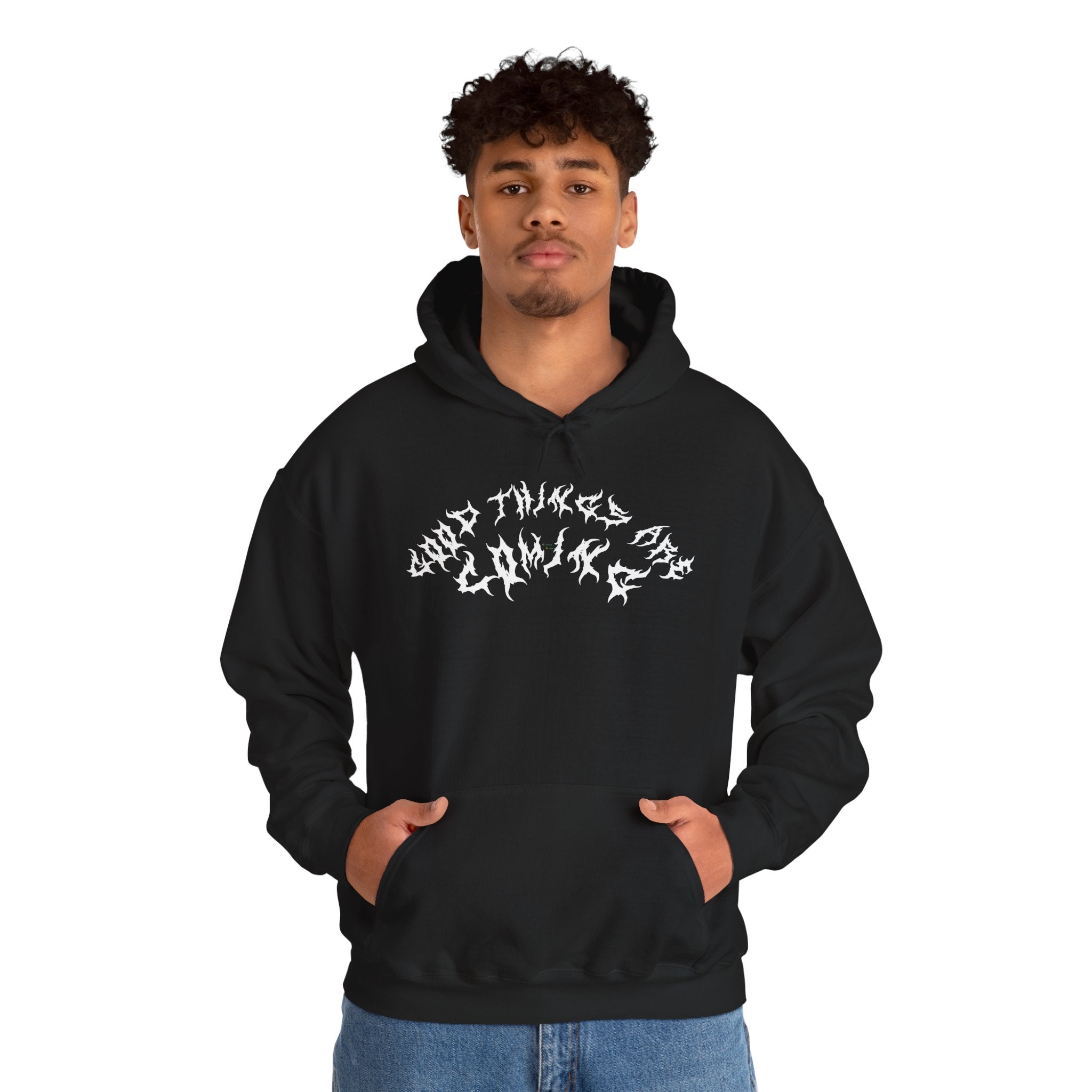 Lundr Good Things Are Coming White Text Hoodie