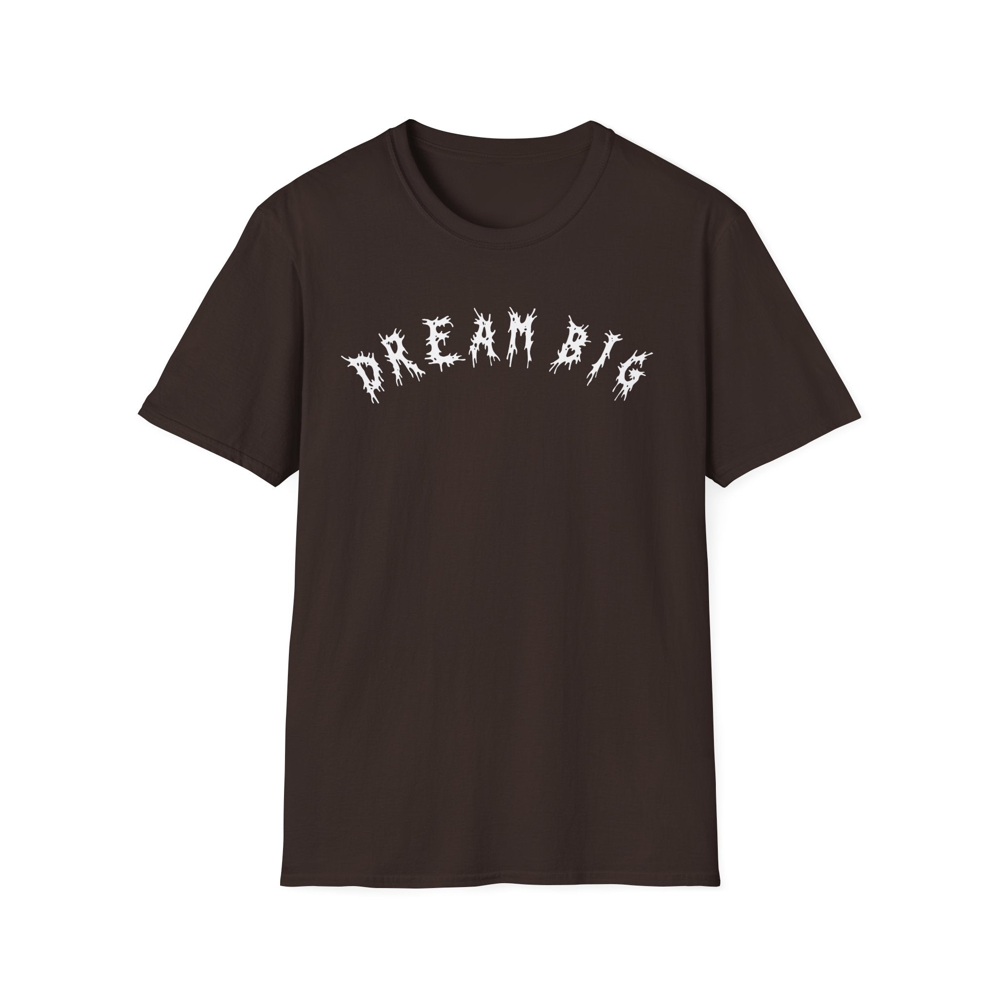 Hvita Dream Big White Text Tee
