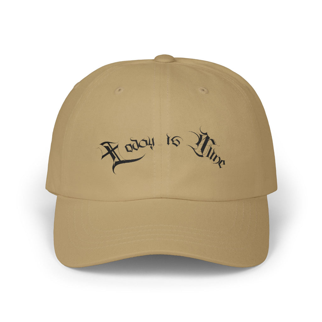 Ellioaey Today Is Mine Black Text Dad Hat
