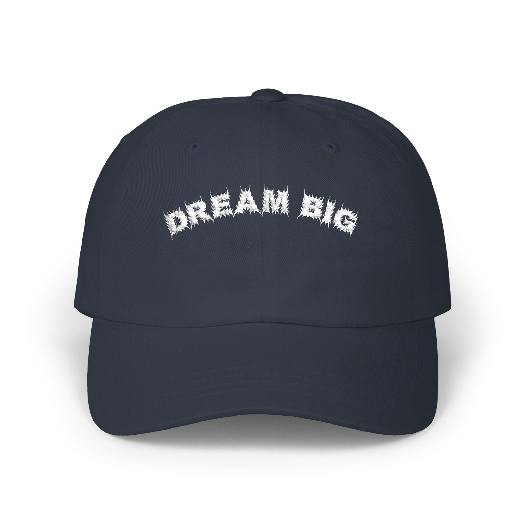 Bildsa Dream Big White Text Dad Hat