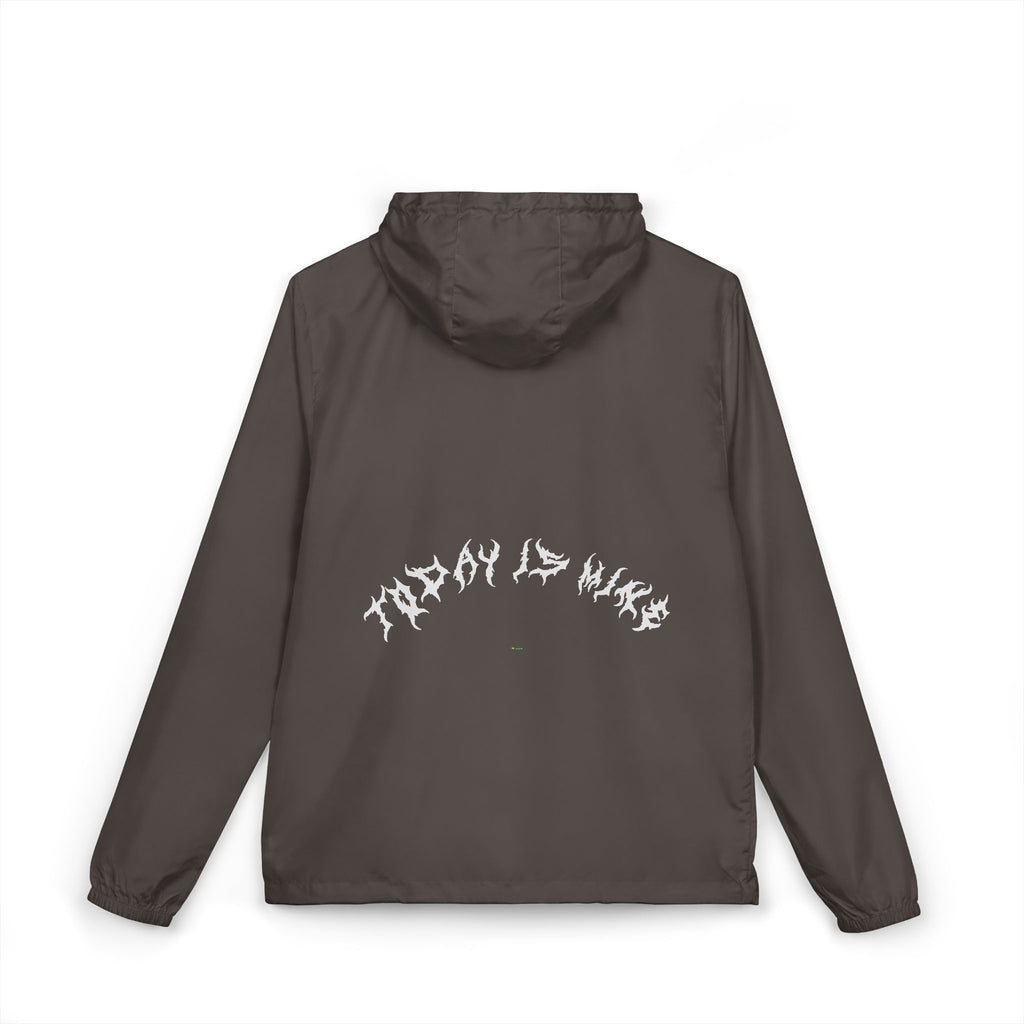 Lundr Today Is Mine White Text Windbreaker