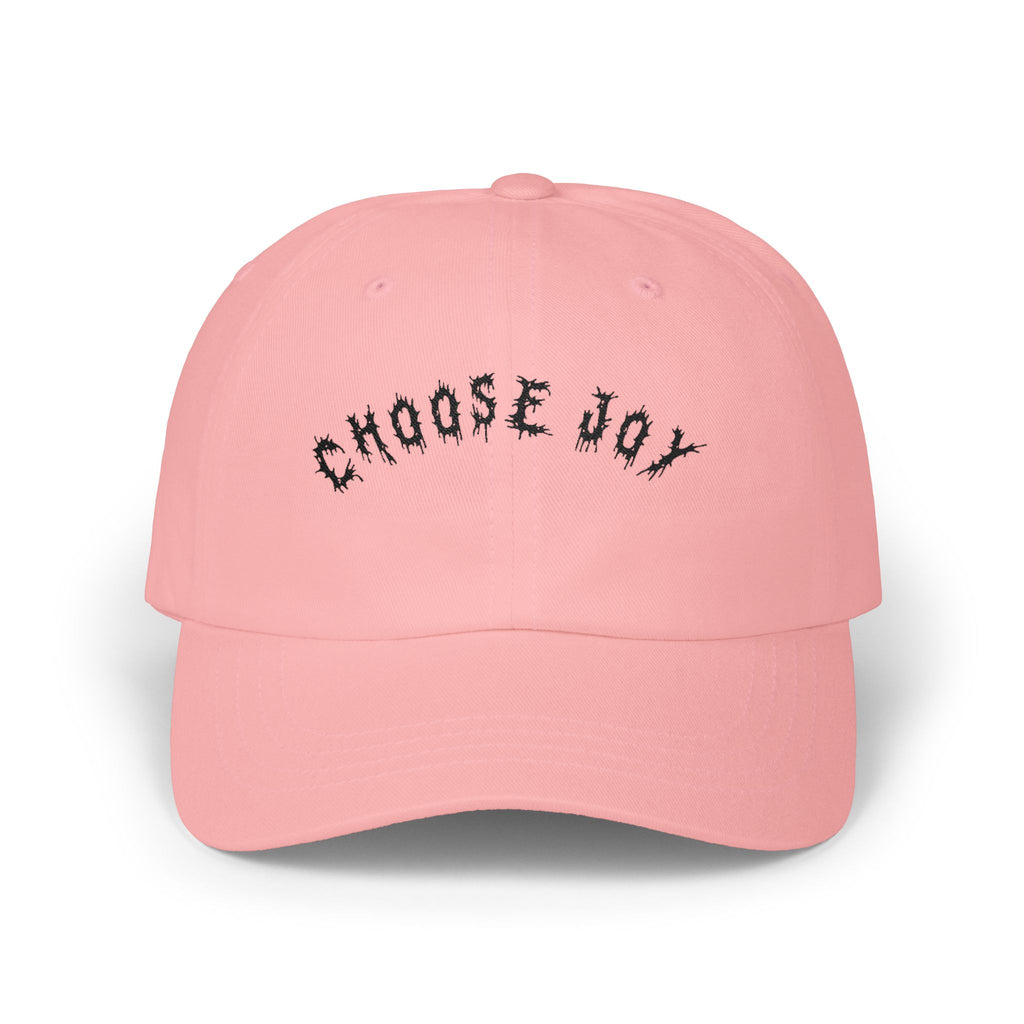 Hvita Choose Joy Black Text Dad Hat