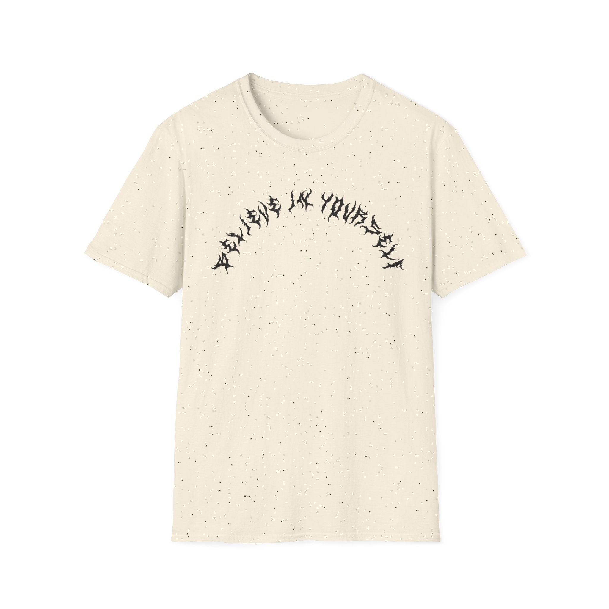 Lundr Believe In Yourself Black Text Tee