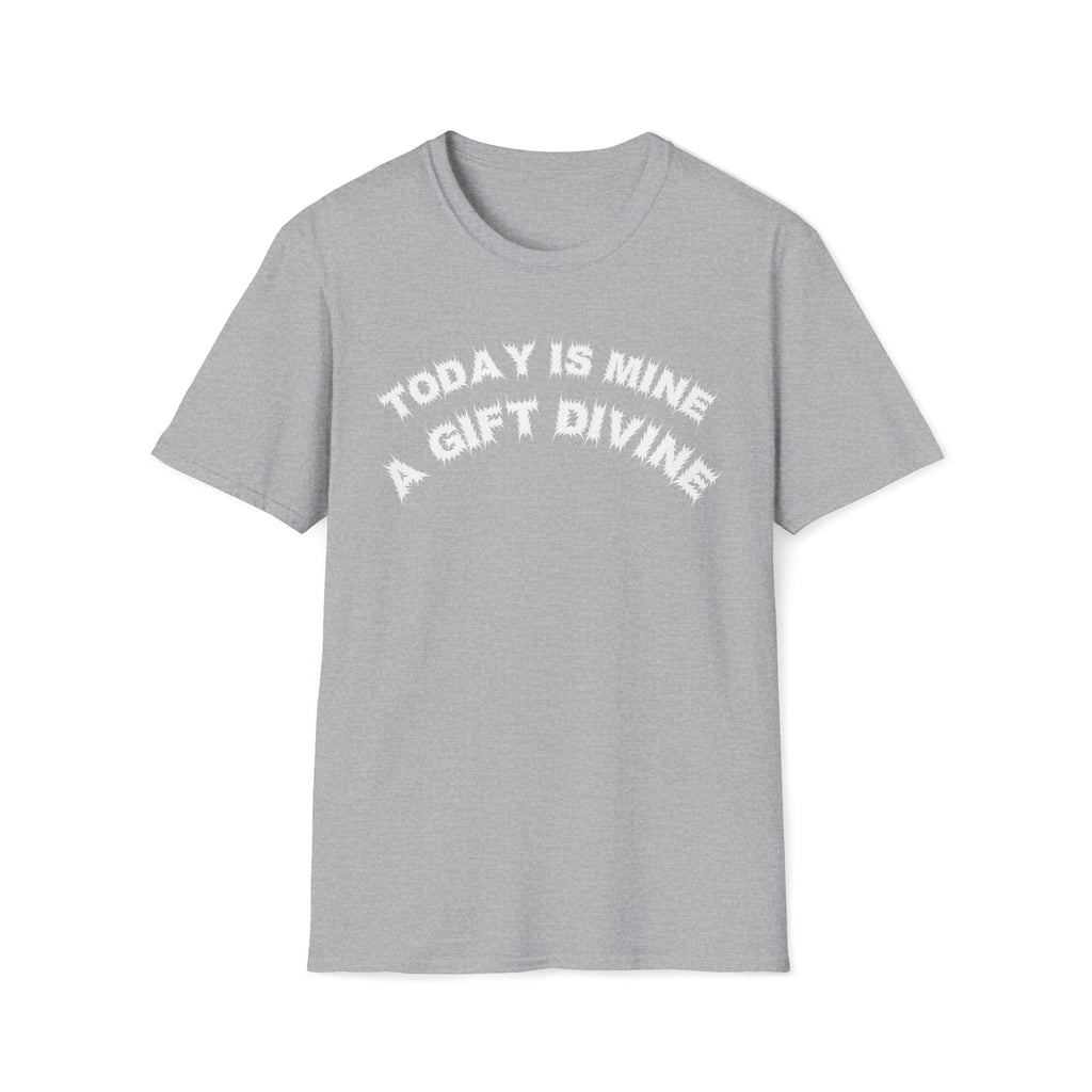 Bildsa A Gift Divine White Text Tee