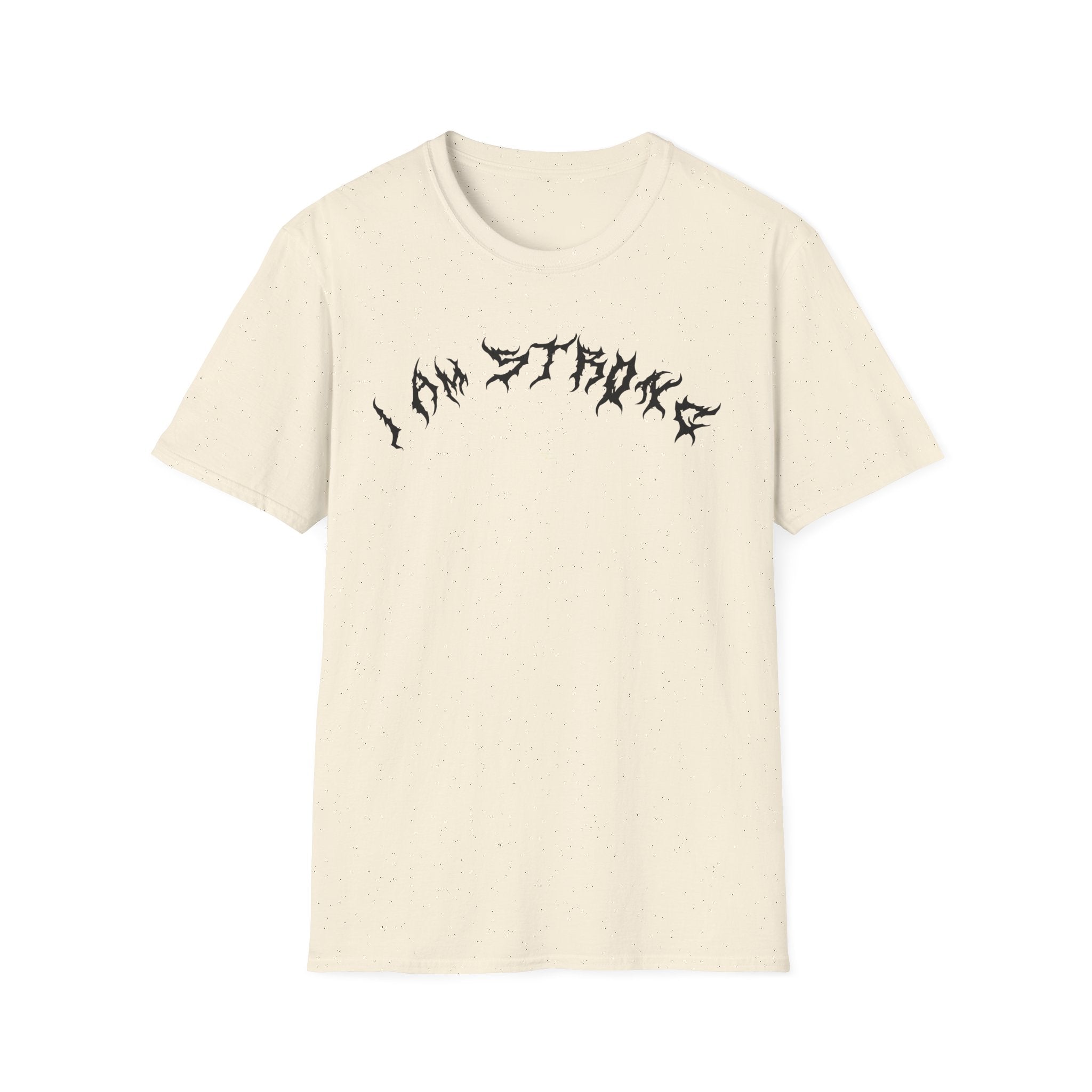 Lundr I Am Strong Black Text Tee
