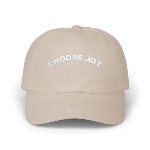 Bildsa Choose Joy White Text Dad Hat