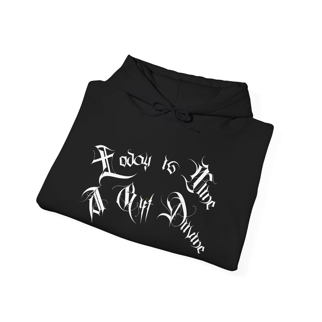 Ellioaey A Gift Divine White Text Hoodie