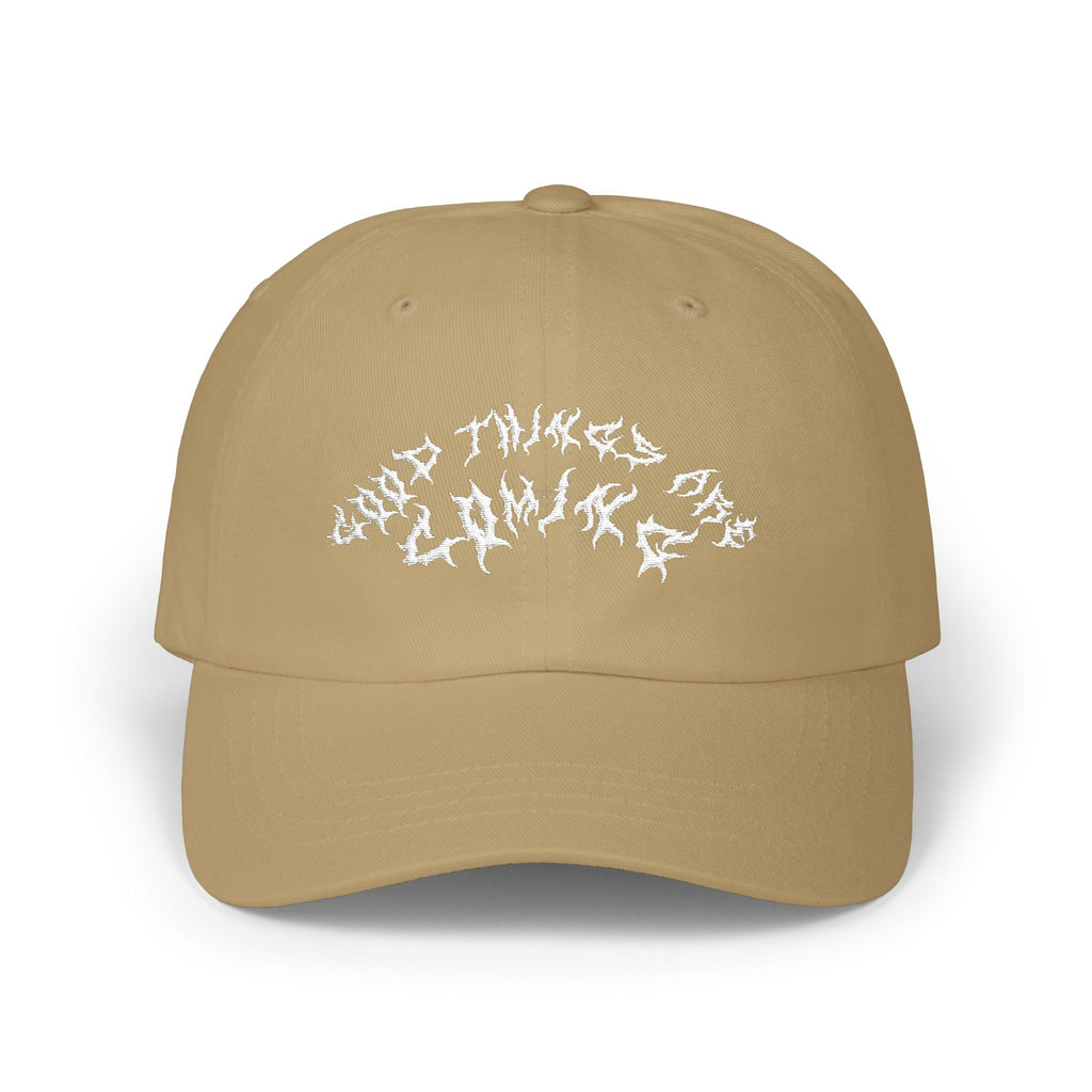 Lundr Good Things Are Coming White Text Dad Hat
