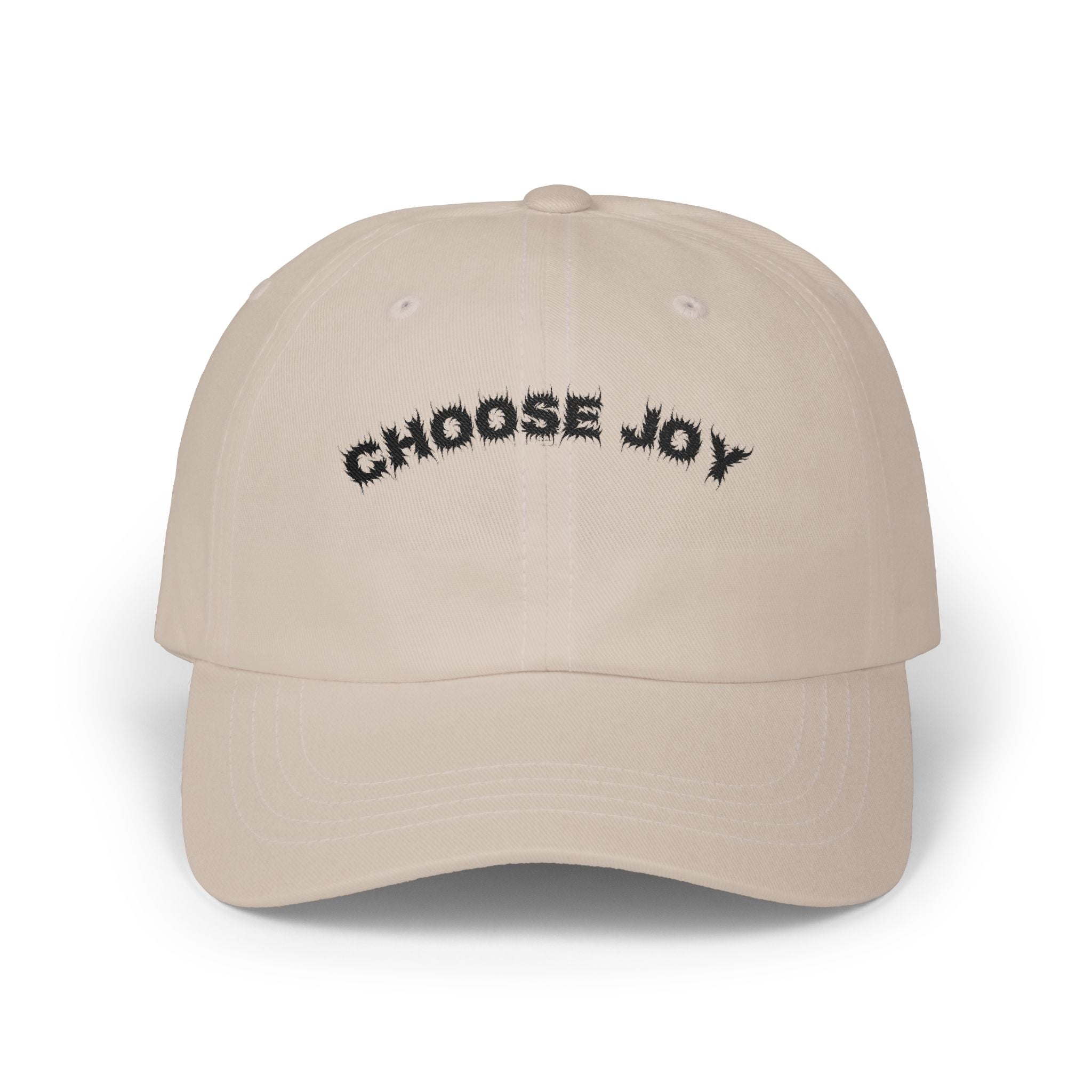 Bildsa Choose Joy Black Text Dad Hat