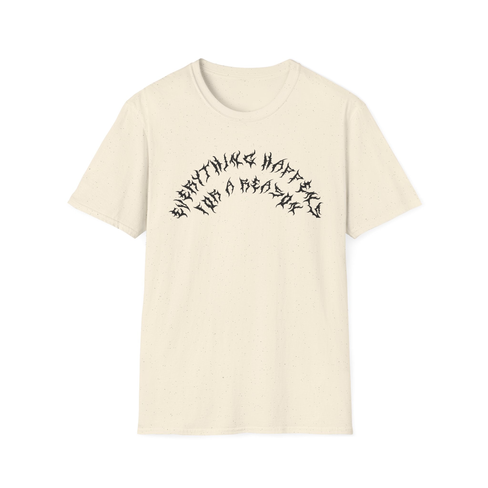 Lundr Everything Happens Black Text Tee