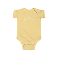 Ellioaey Positive Vibes White Text Baby Onesie