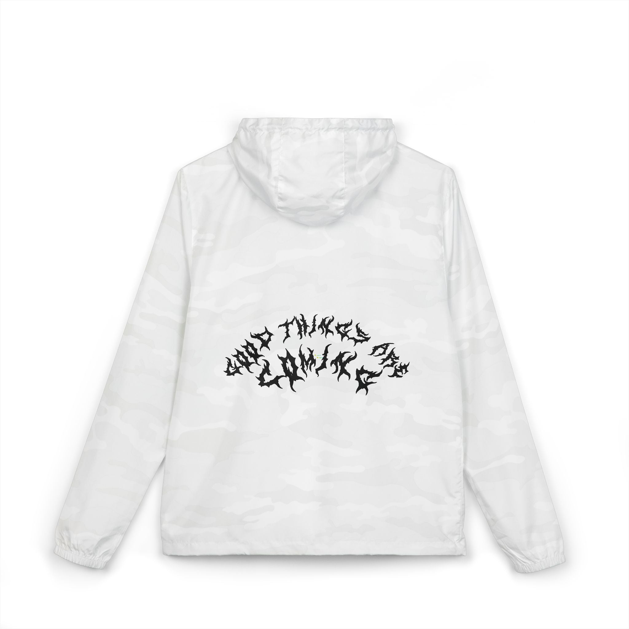 Lundr Good Things Are Coming Black Text Windbreaker