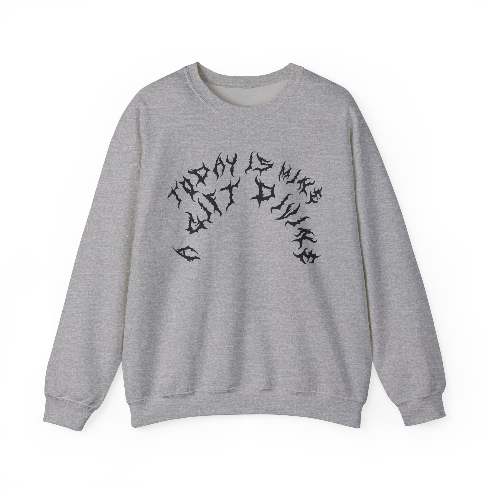 Lundr A Gift Divine Black Text Crewneck