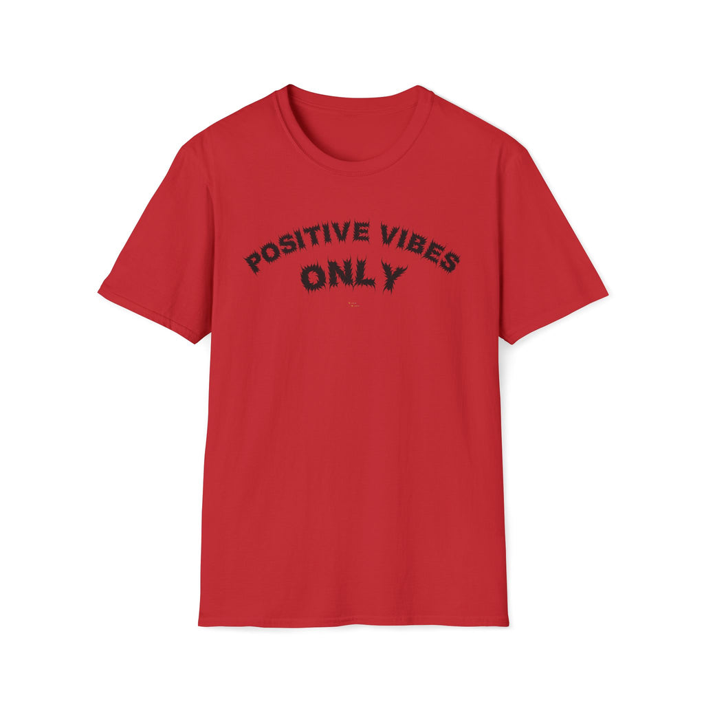 Bildsa Positive Vibes Black Text Tee