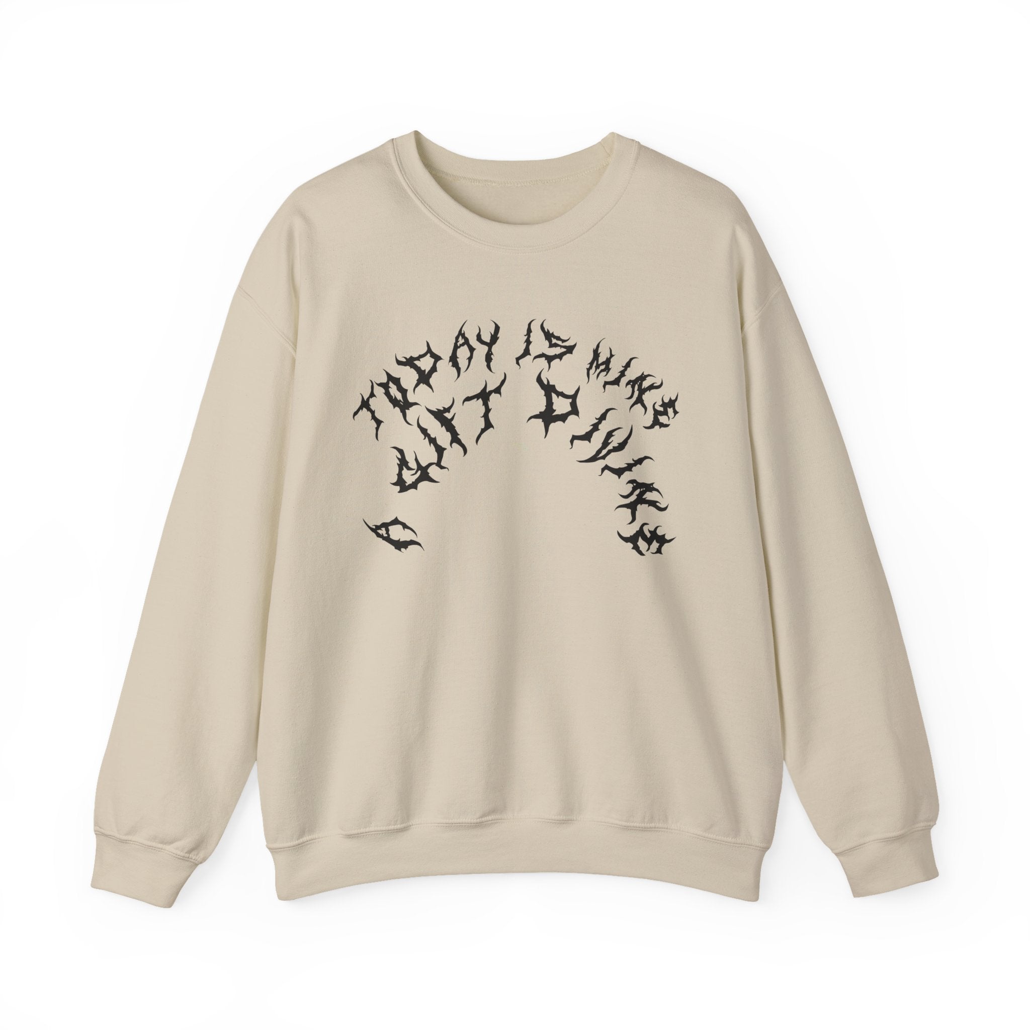 Lundr A Gift Divine Black Text Crewneck