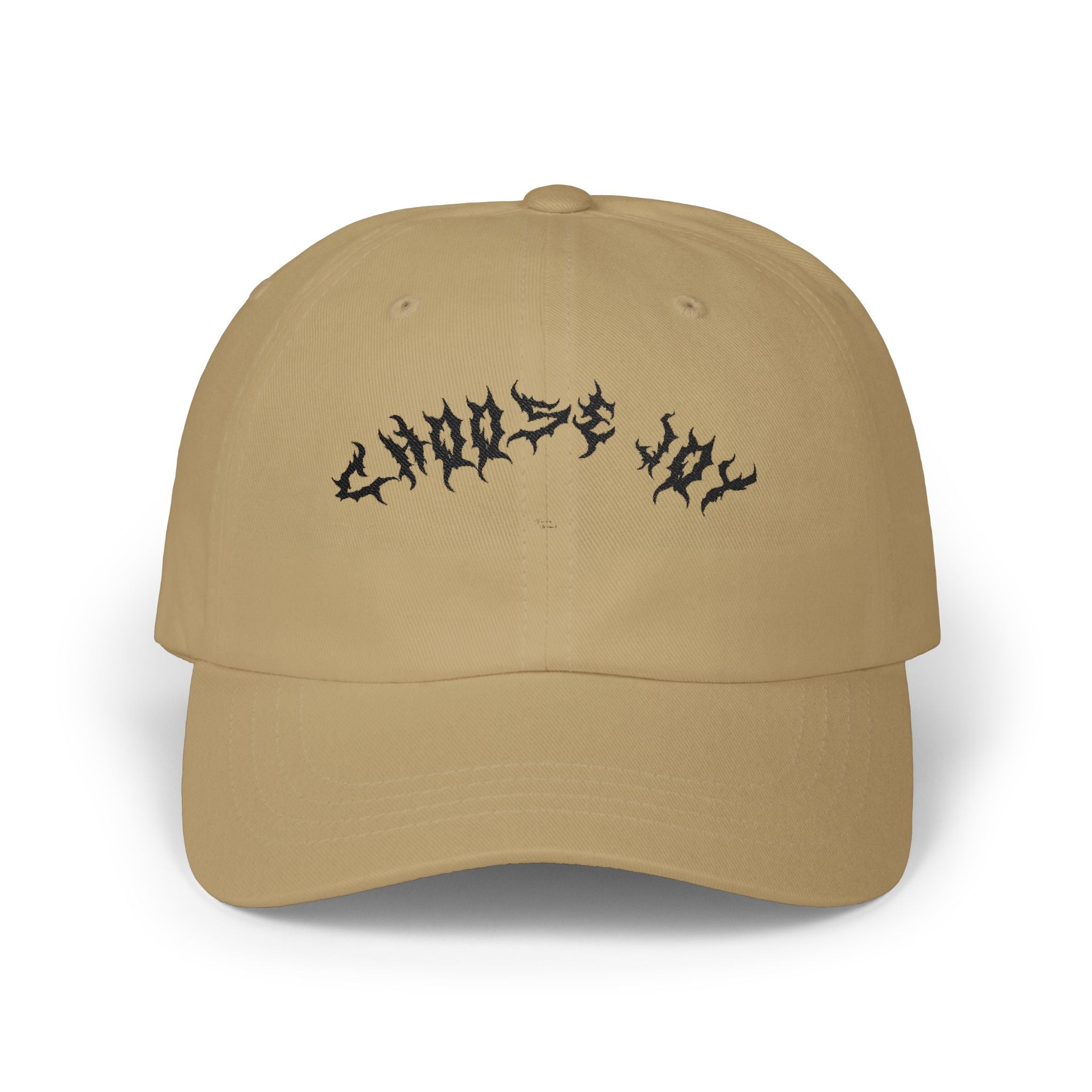 Lundr Choose Joy Black Text Dad Hat