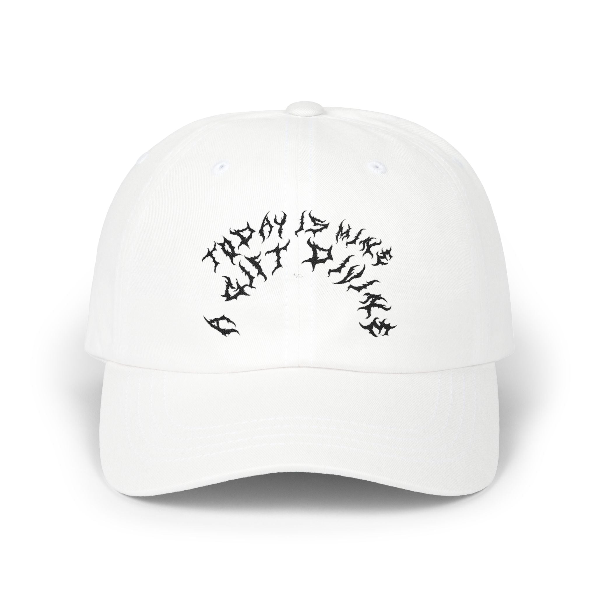 Lundr A Gift Divine Black Text Dad Hat